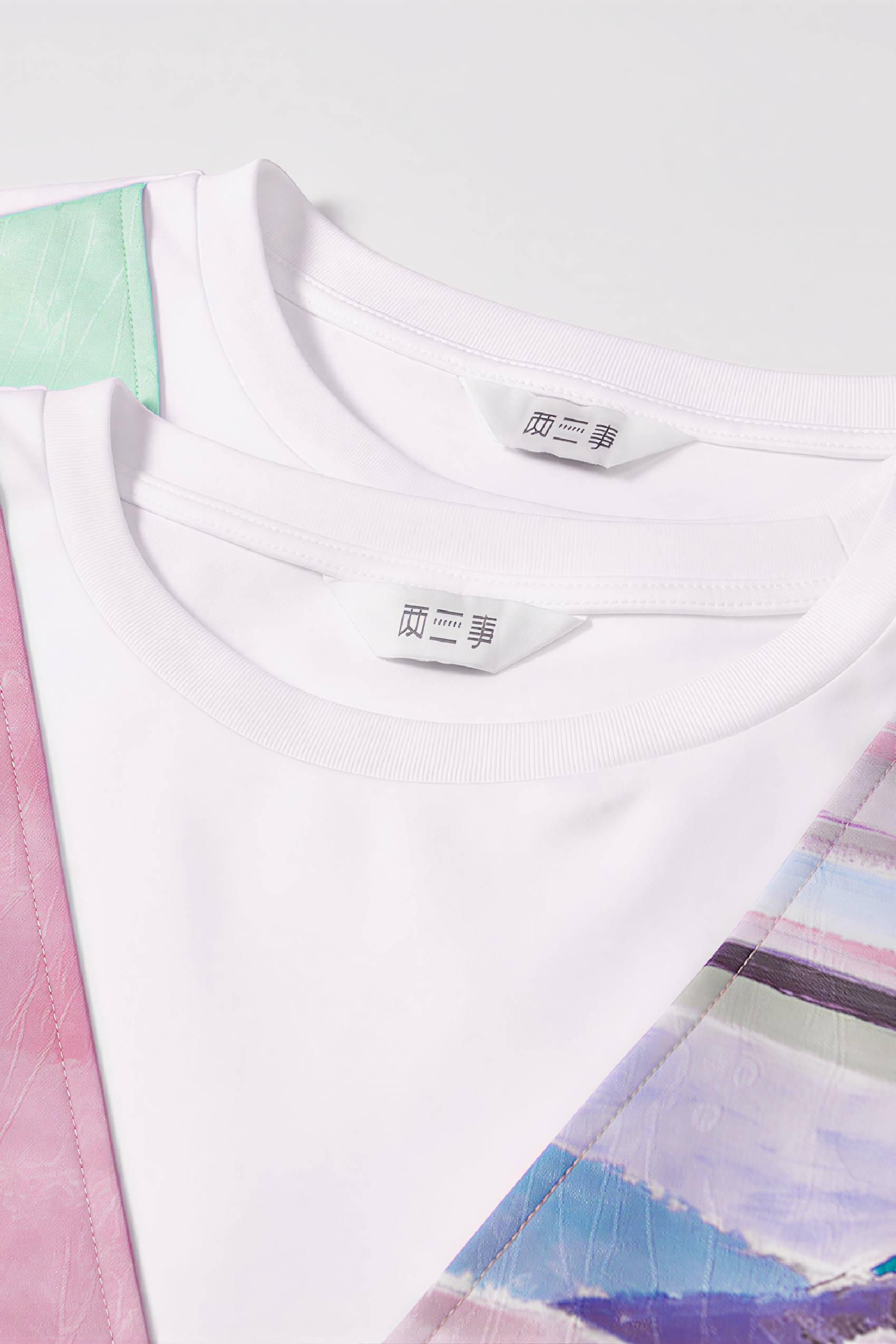 French Patchwork Faux Two-Piece Dress