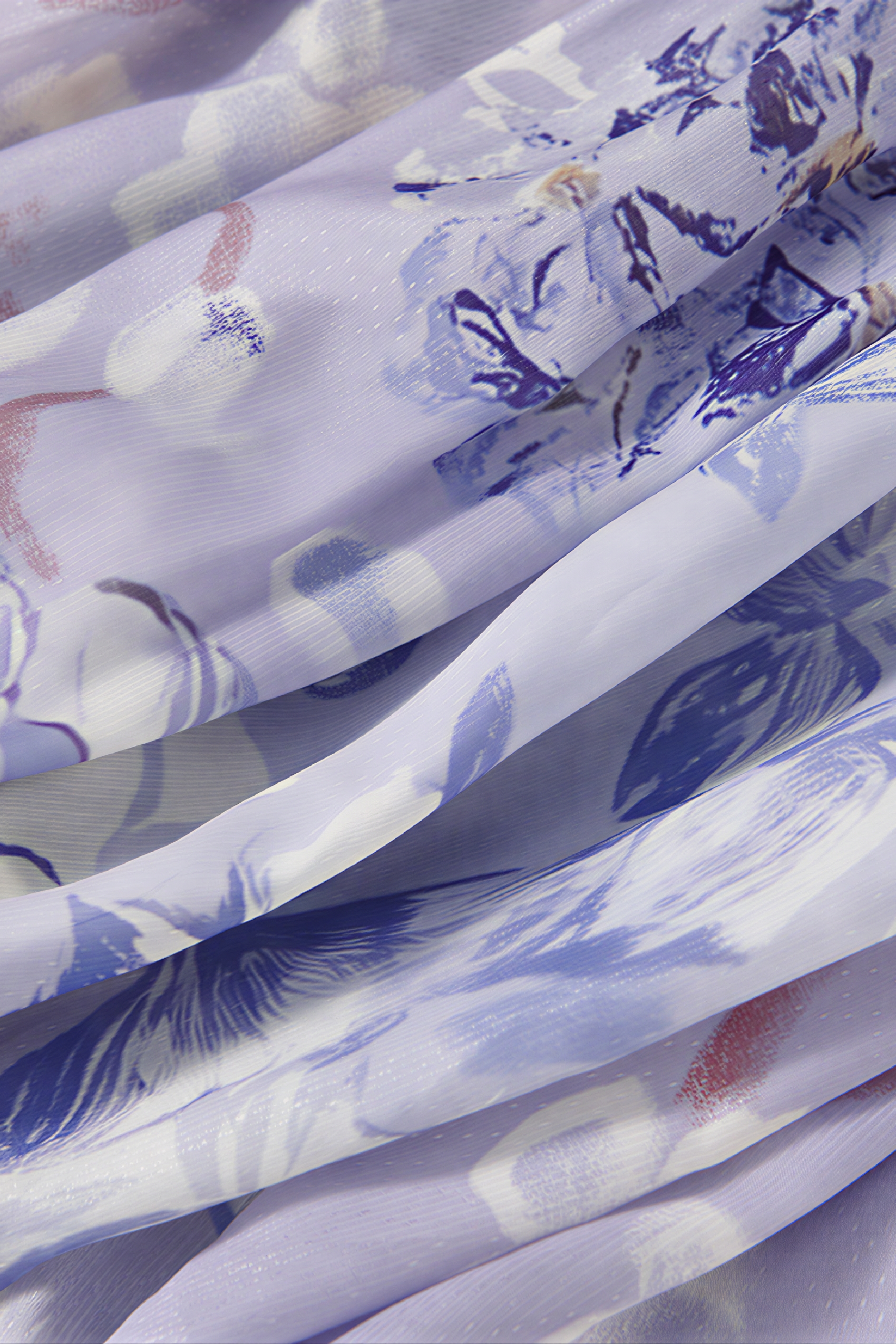 French-Inspired Purple Vacation Dress