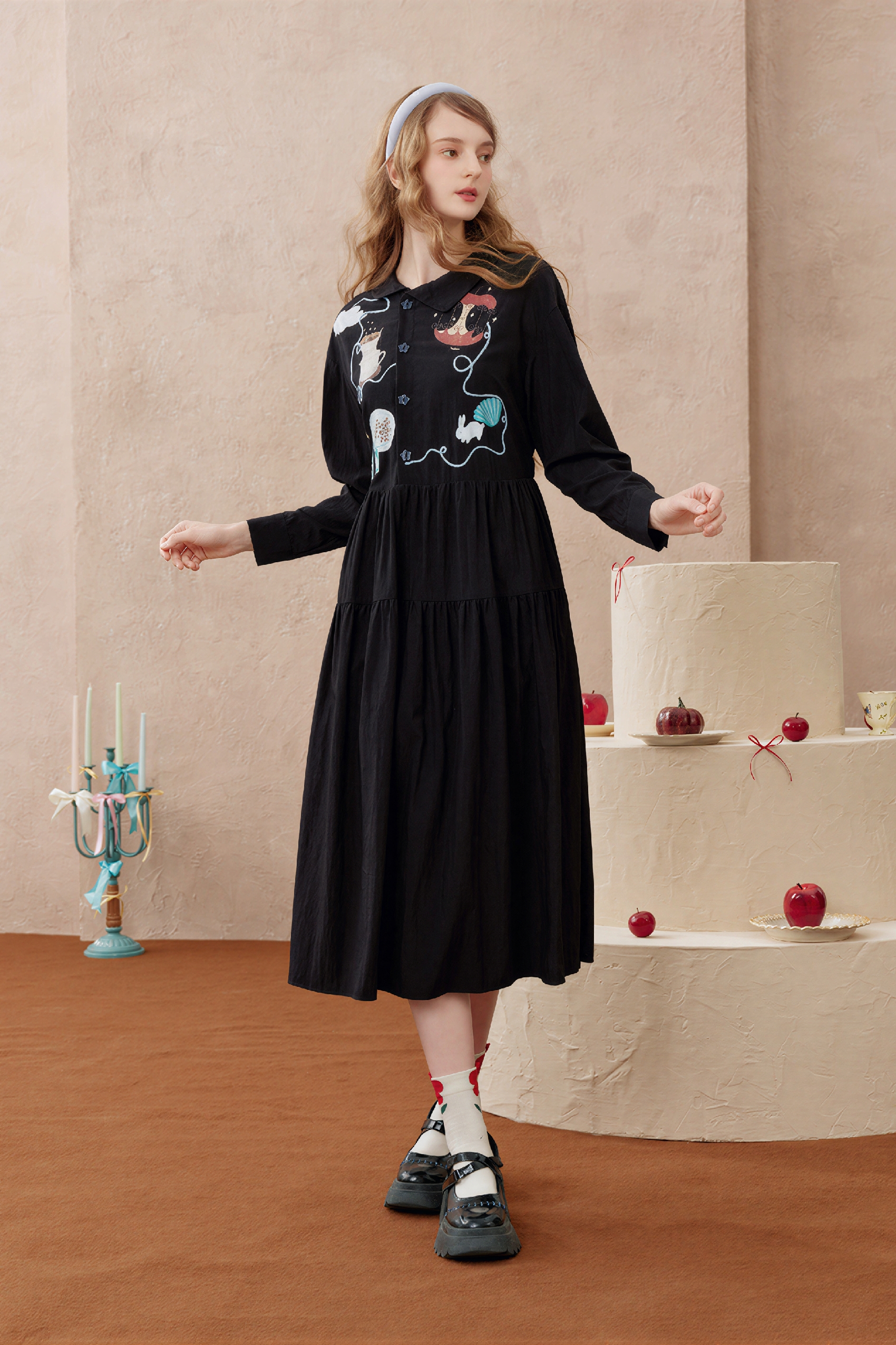 Emerging Artists Series A-Line Maxi Dress