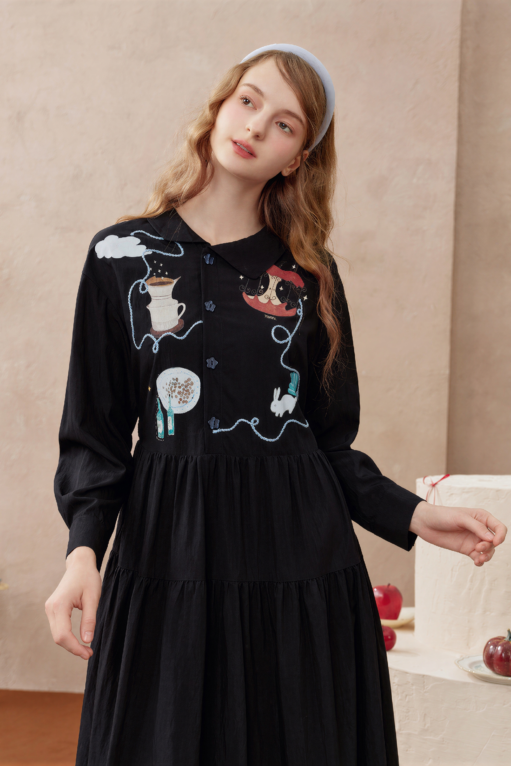 Emerging Artists Series A-Line Maxi Dress