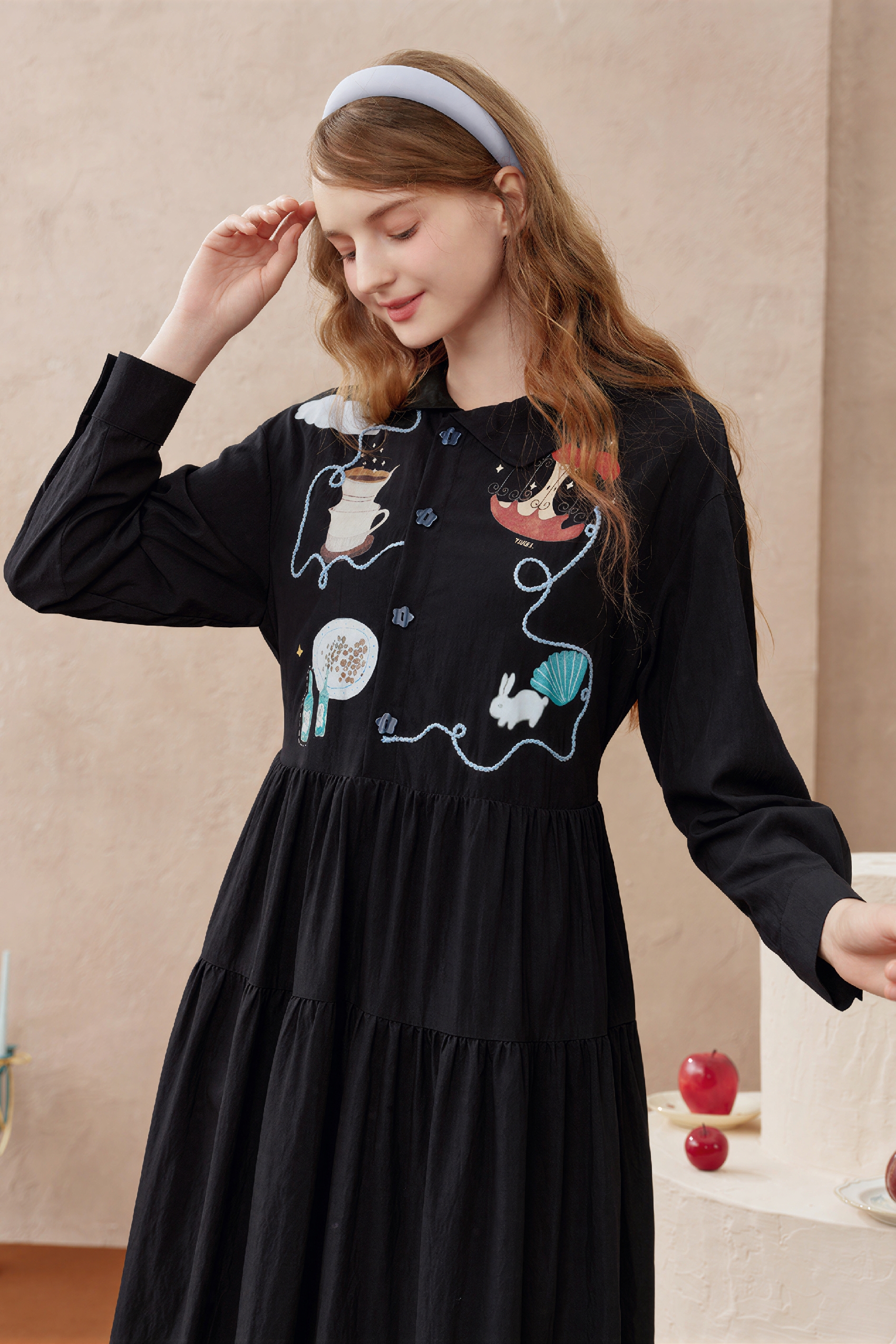 Emerging Artists Series A-Line Maxi Dress