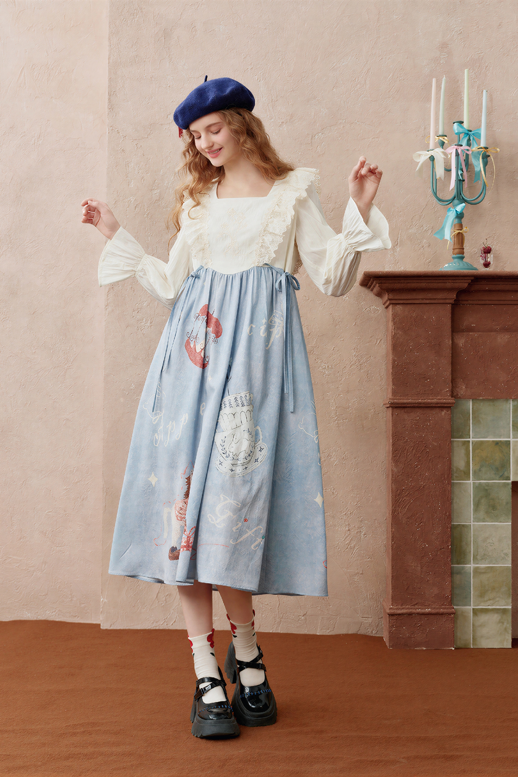 Emerging Artists Series Long-Sleeve Dress