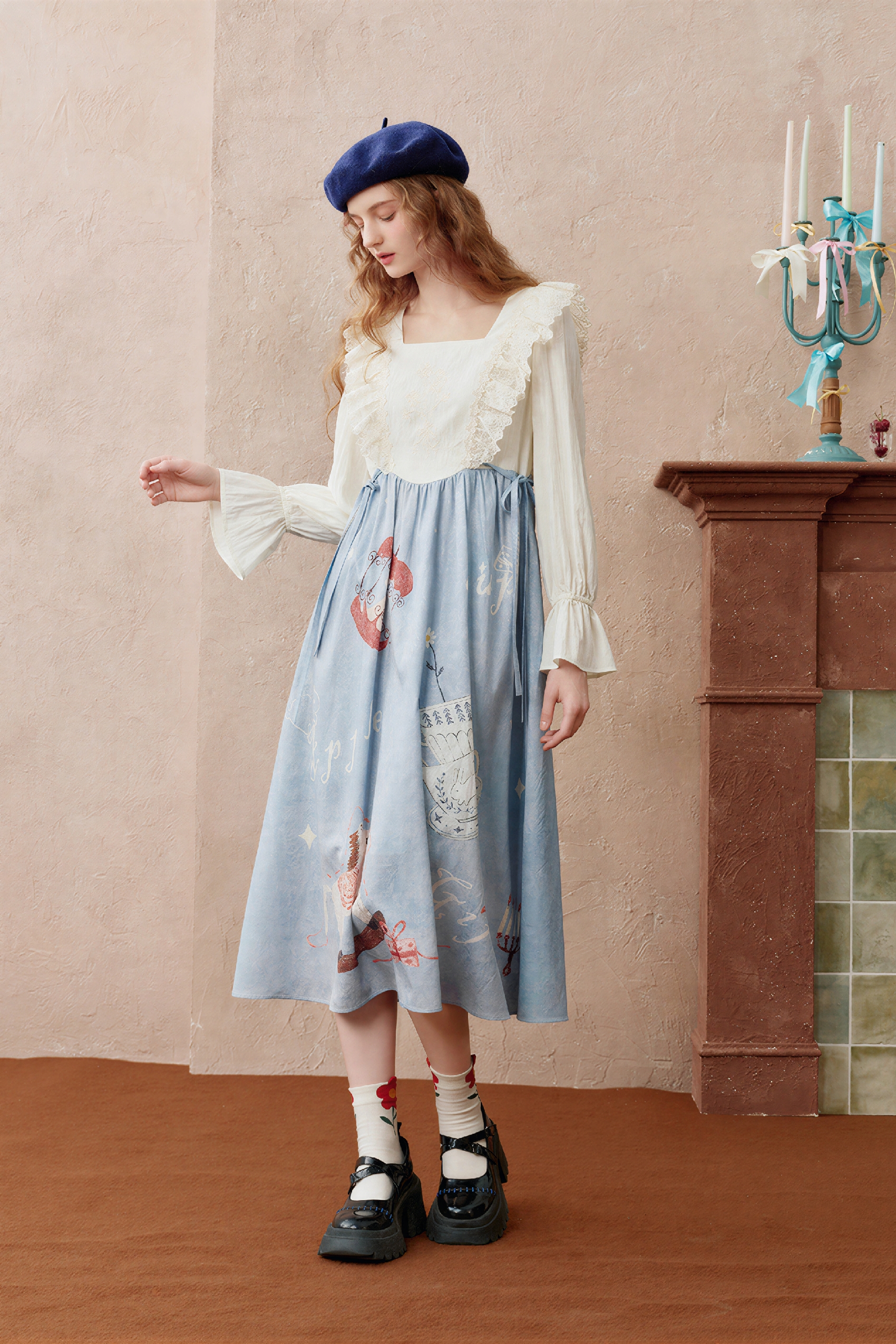 Emerging Artists Series Long-Sleeve Dress