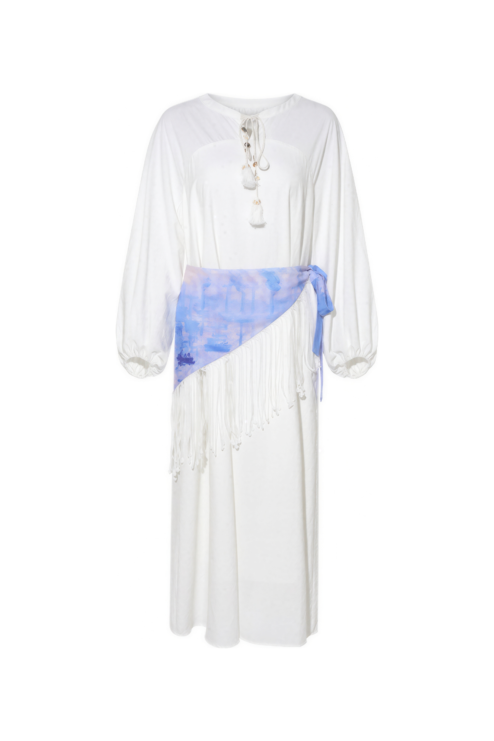 Monet-Inspired Relaxed Maxi Dress