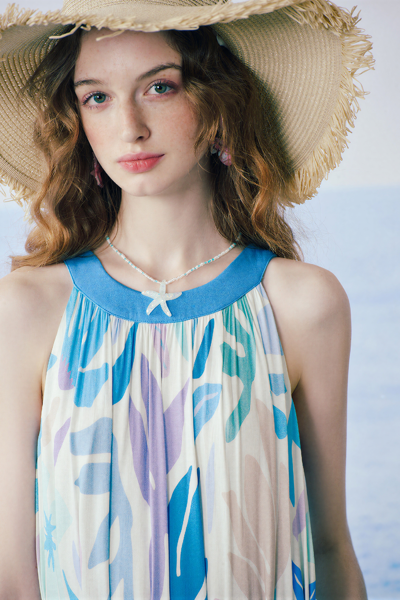 Matisse-Inspired Sleeveless Vacation Dress