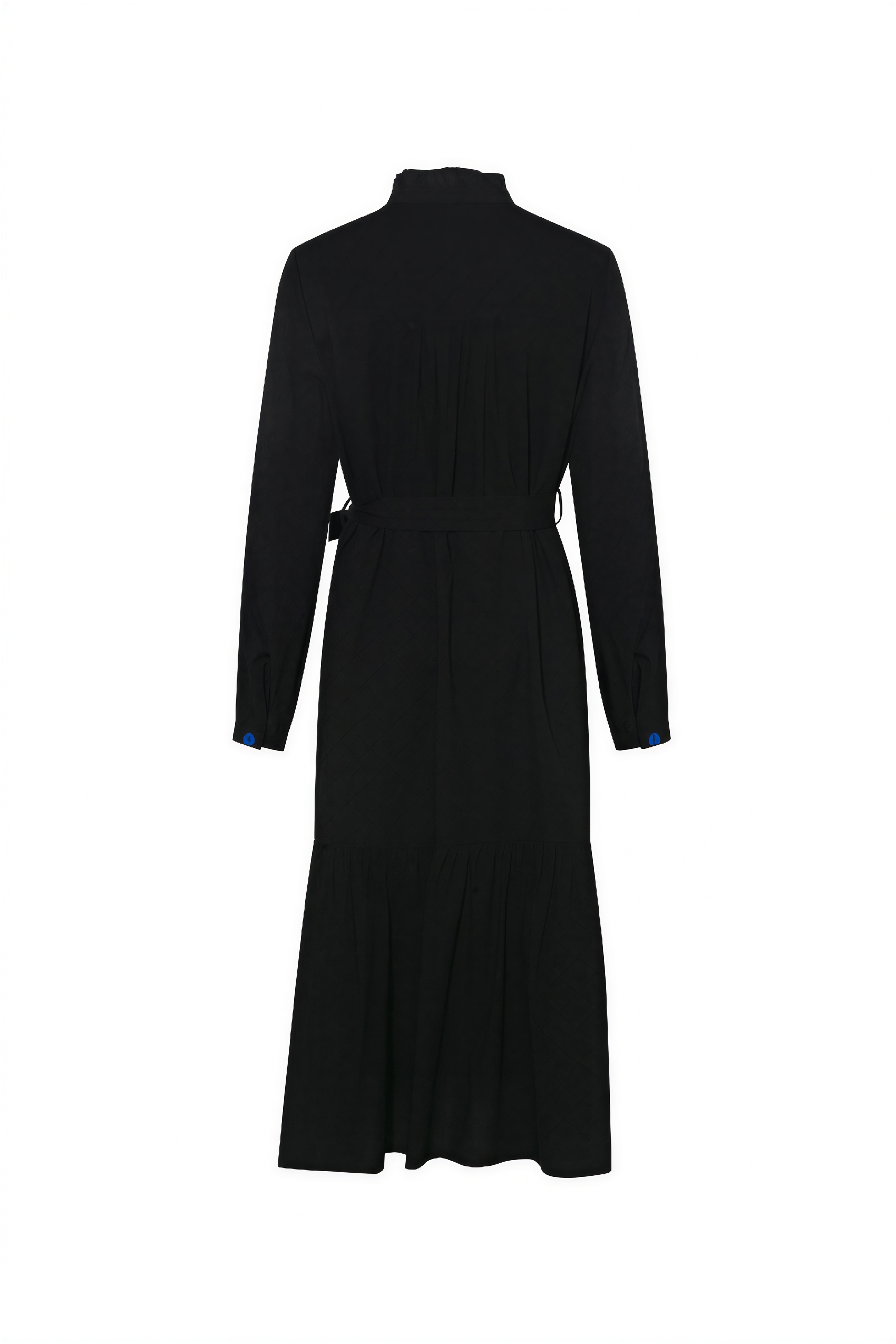 White Color-Block A-Line Designer Dress