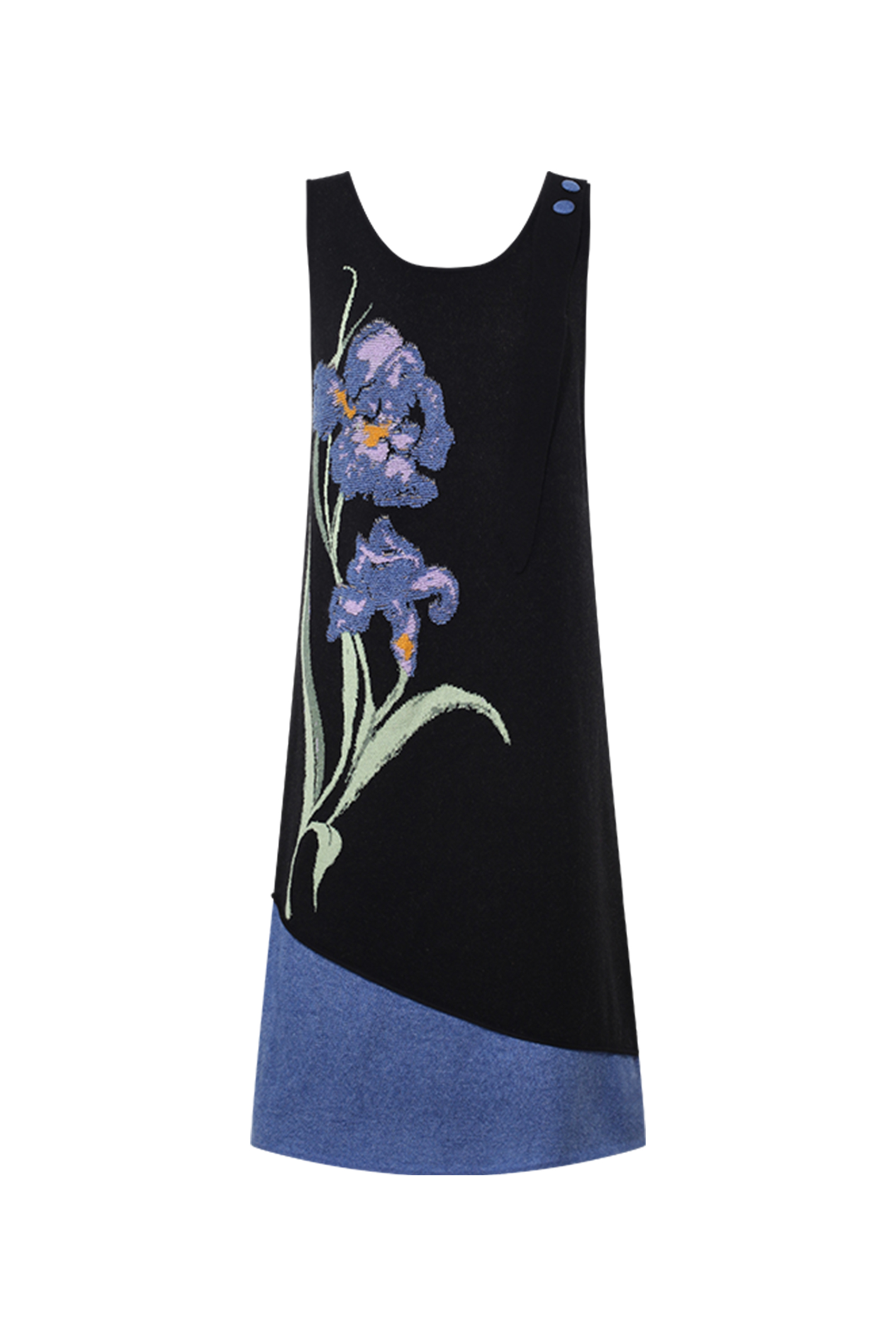 Sleeveless Loose Vest Dress Knit Dress