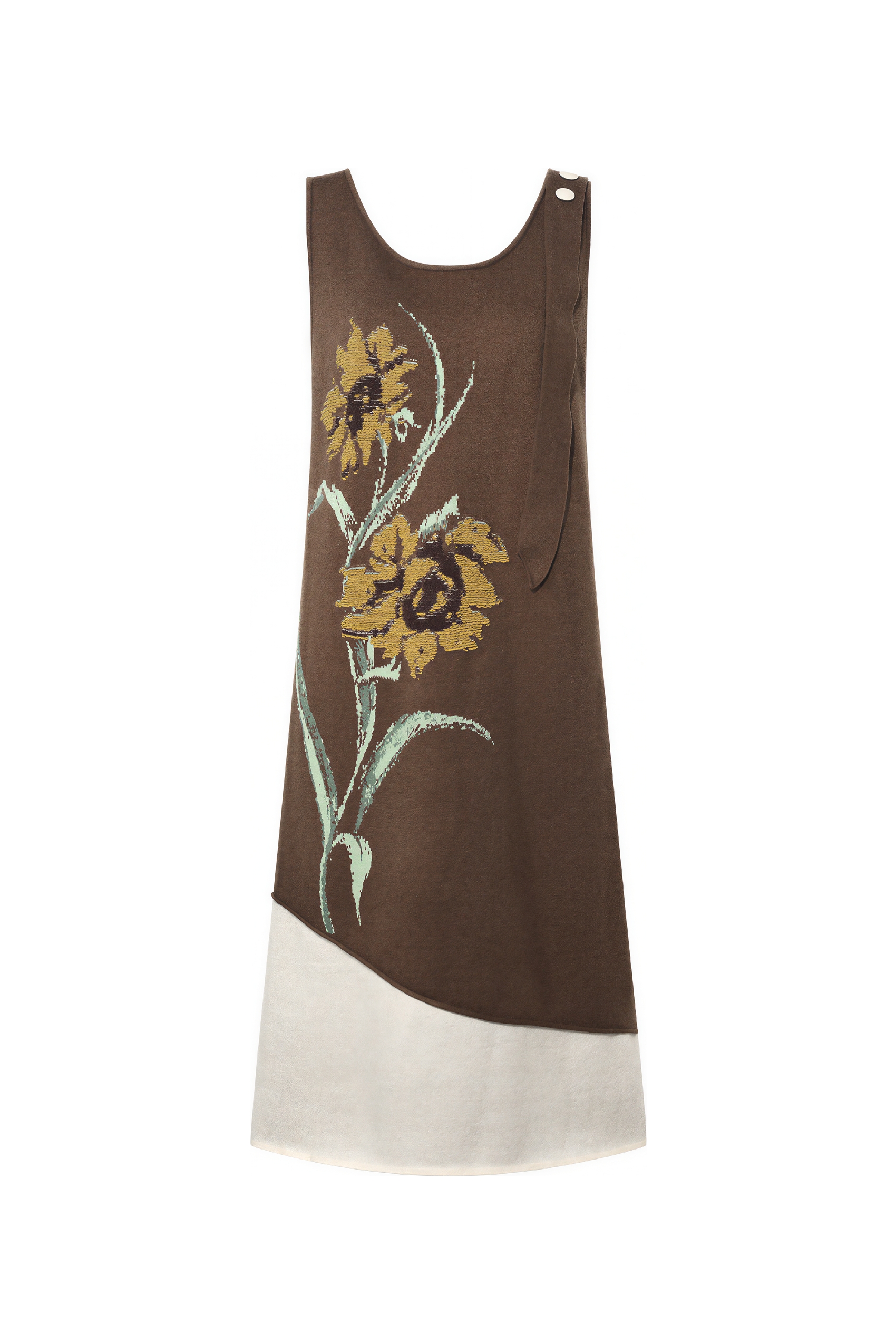 Sleeveless Loose Vest Dress Knit Dress