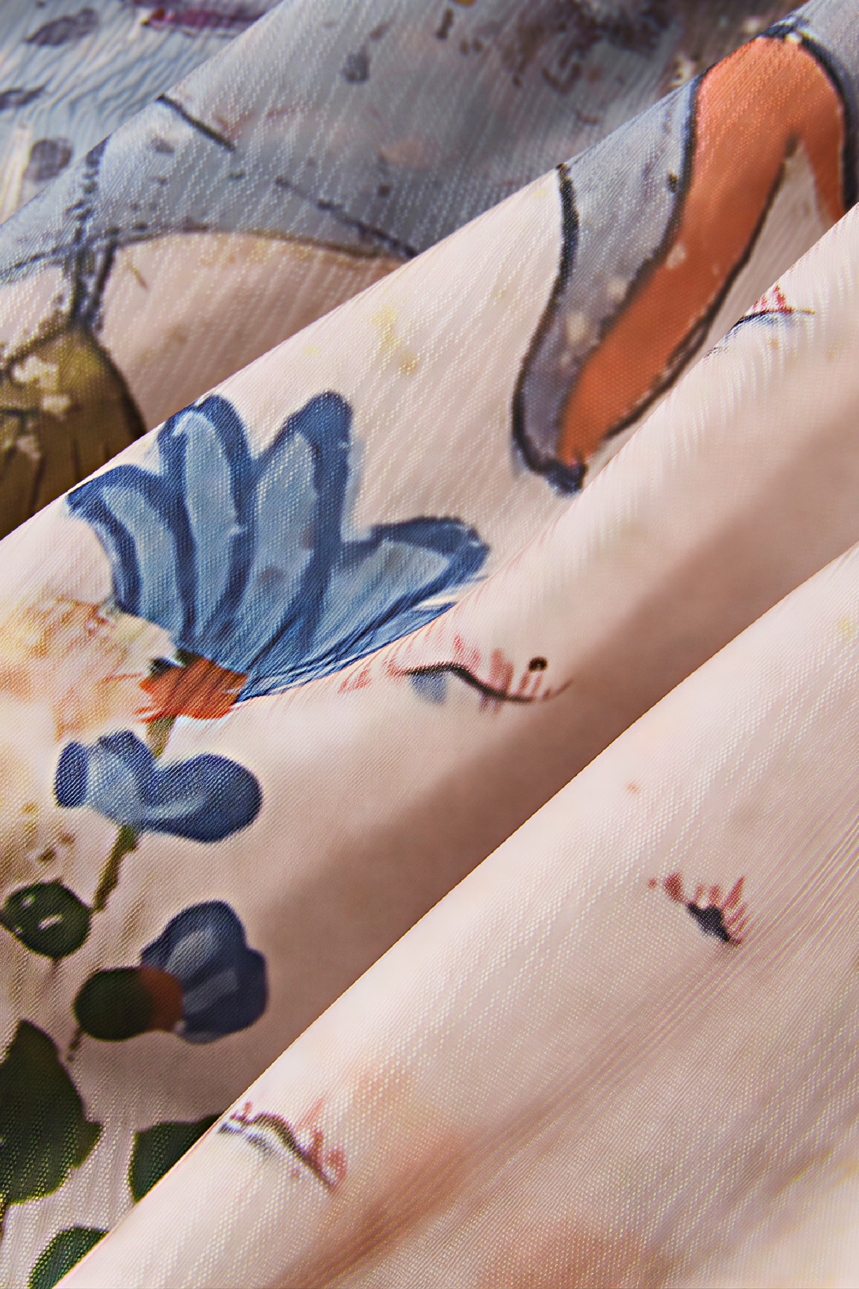 Printed Tie-Waist Trench-Style Dress