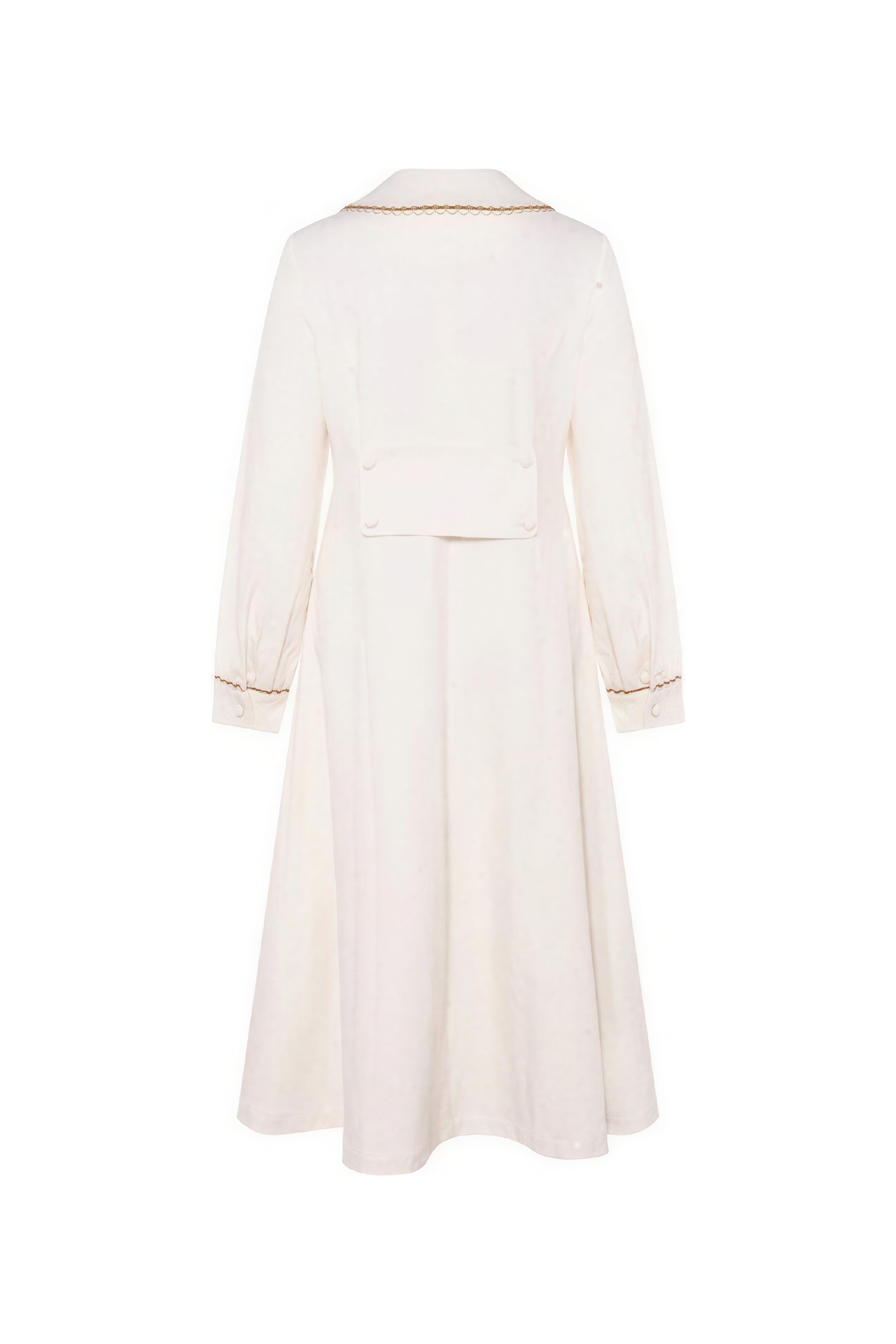 Van Gogh-Inspired Collared Relaxed Waist Dress