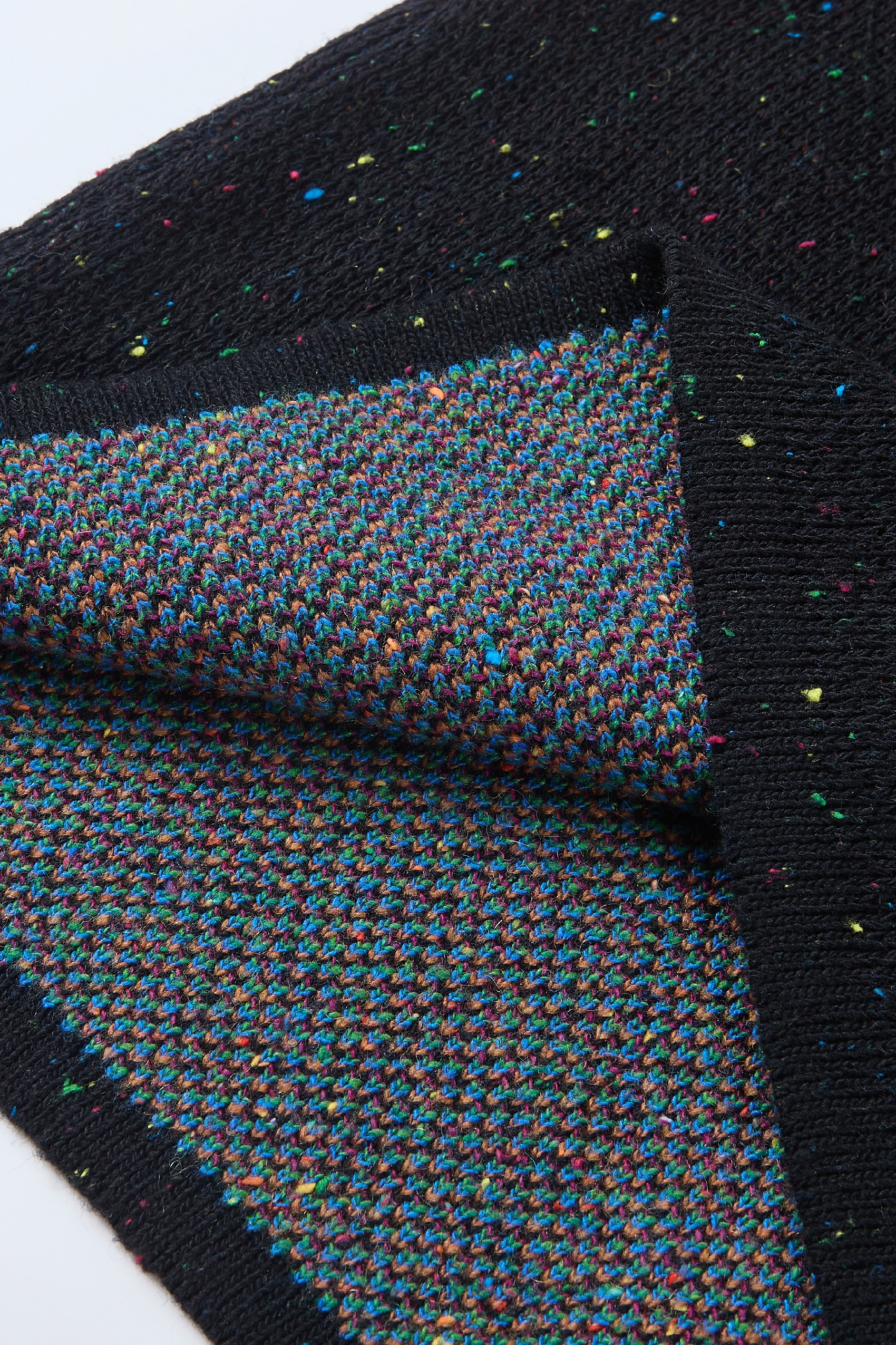 Color-blocked casual knit dress