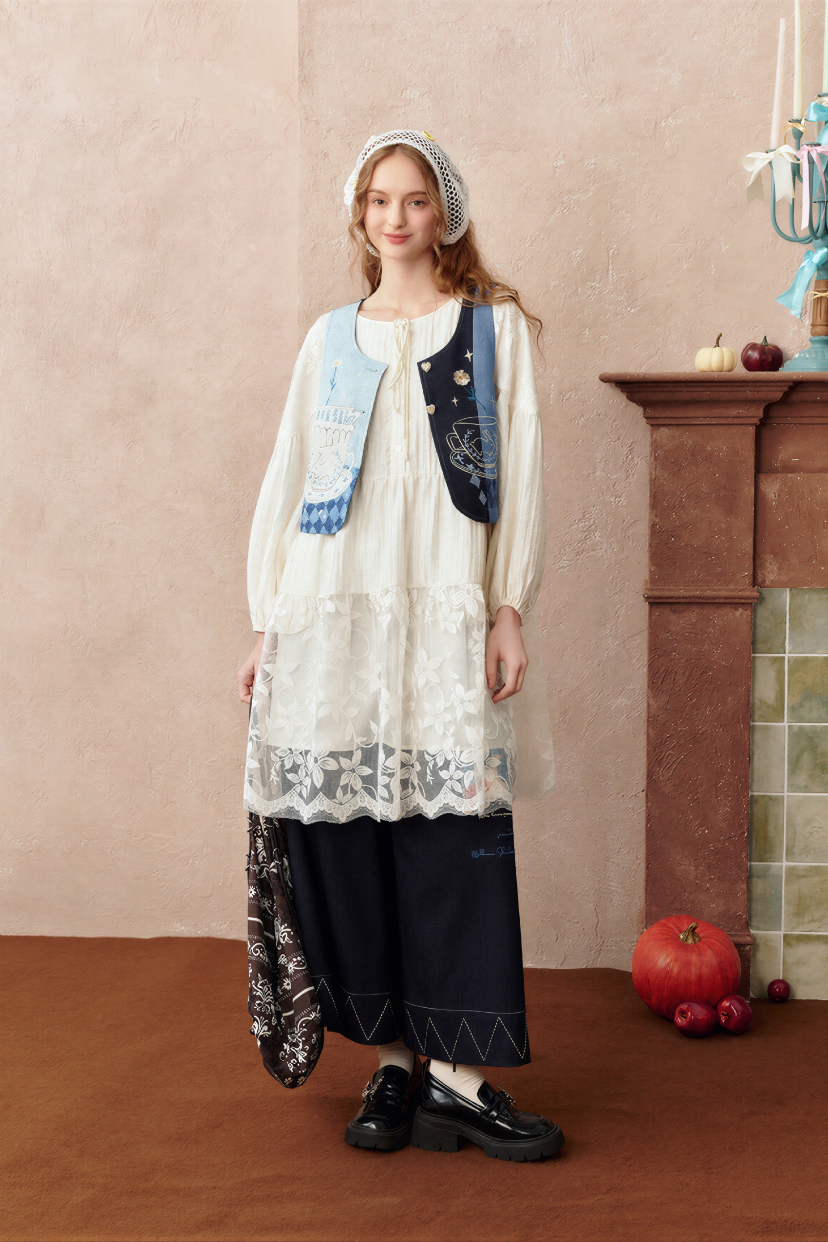 Blue lightweight vest