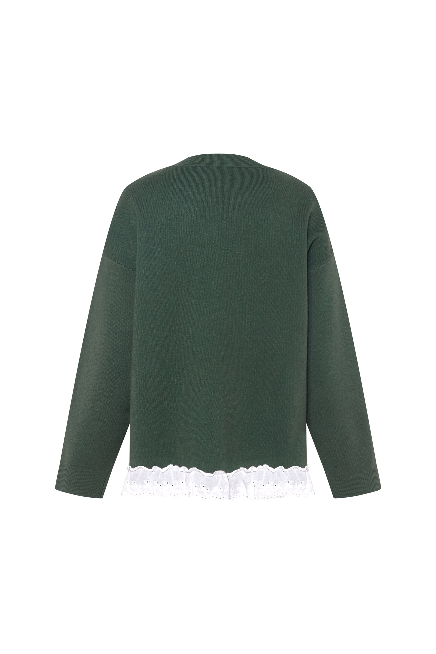 Van Gogh-Inspired Relaxed Knit Pullover