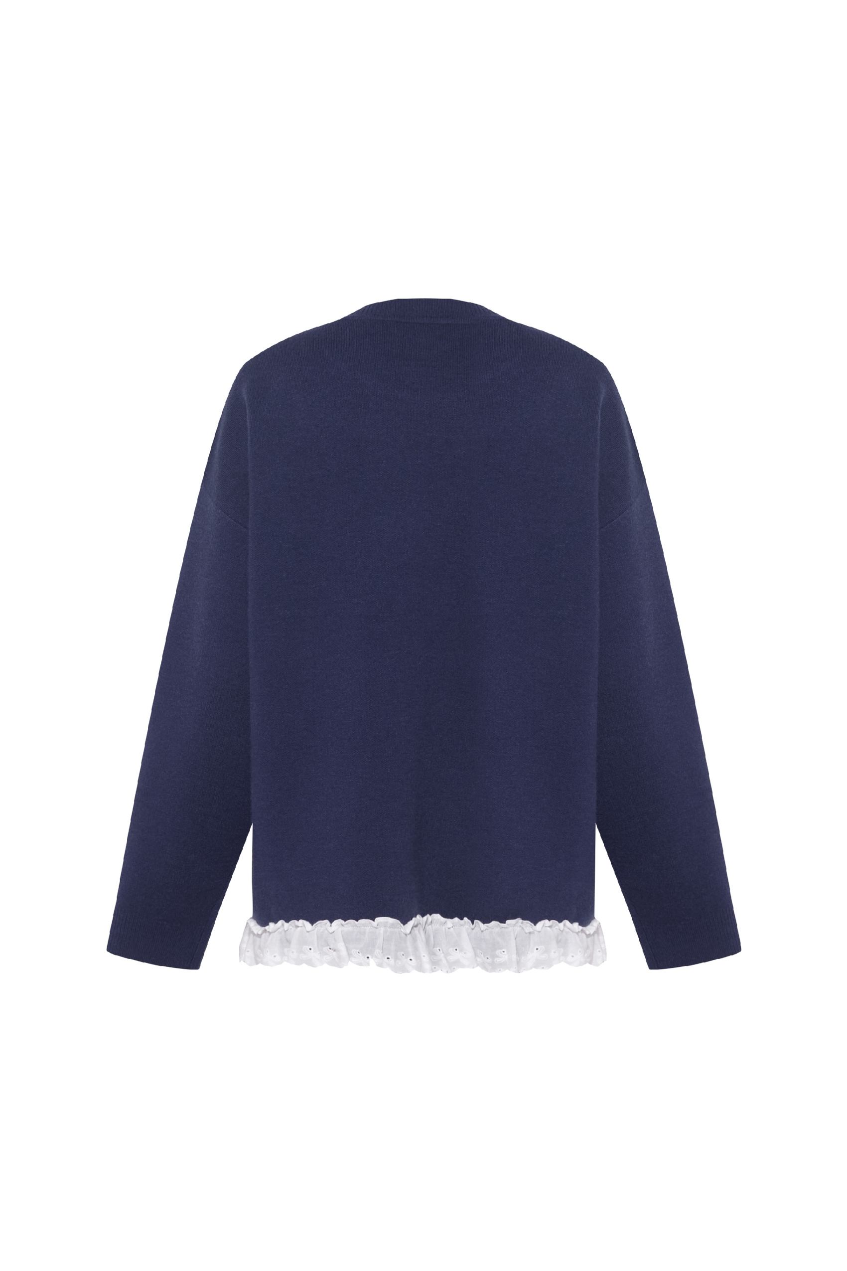 Van Gogh-Inspired Relaxed Knit Pullover