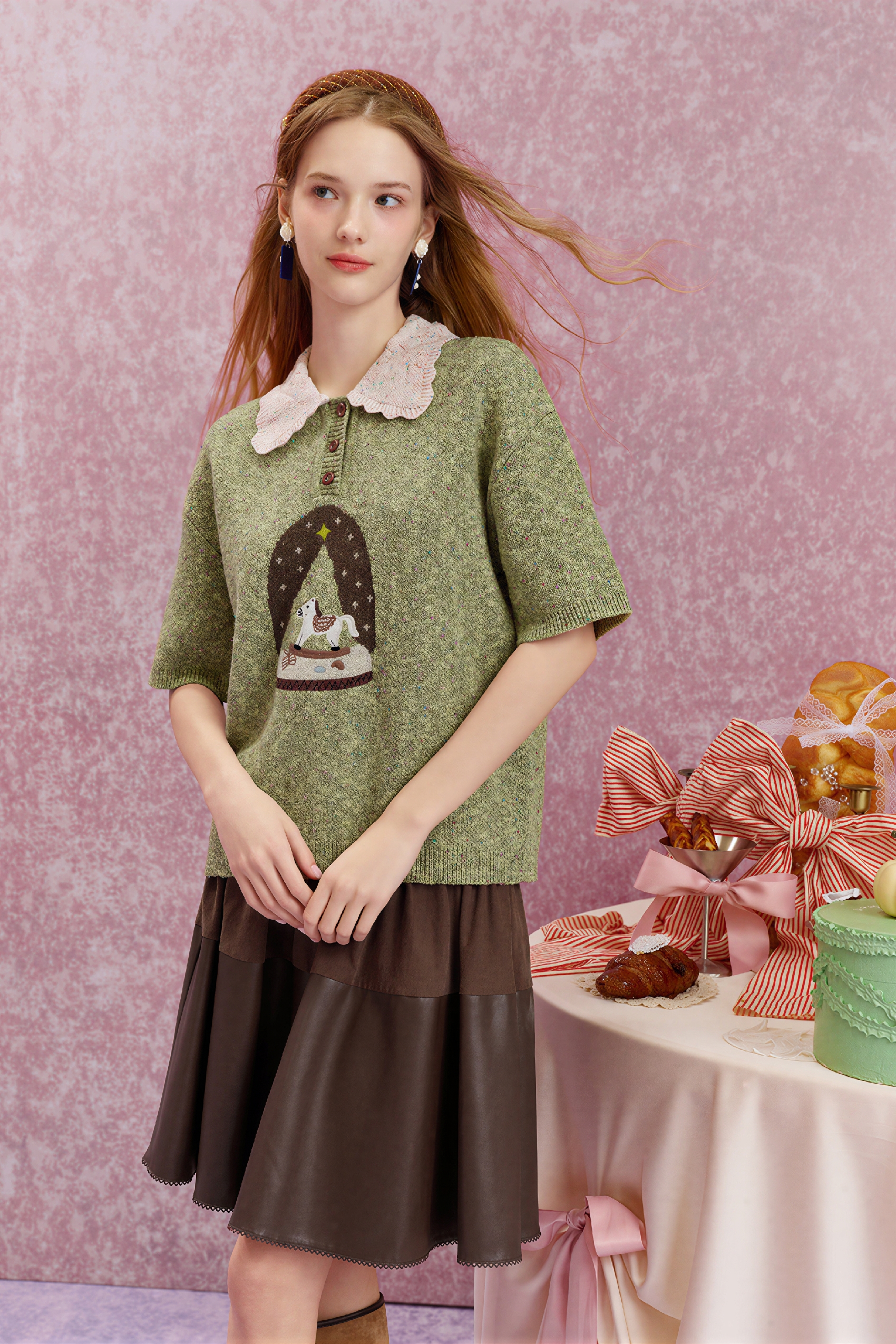 Emerging Artists Series Relaxed Knit Sweater