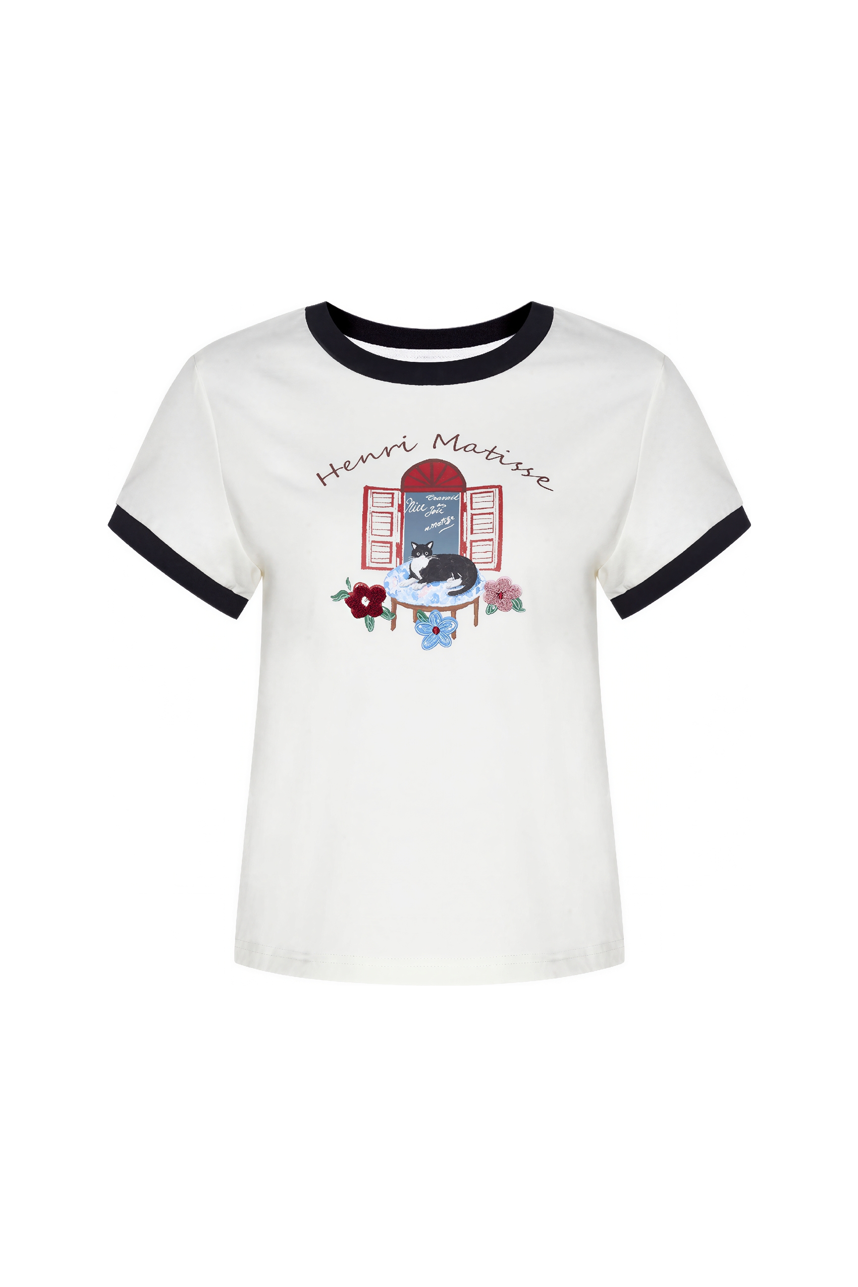 Matisse-Inspired Structured T-Shirt