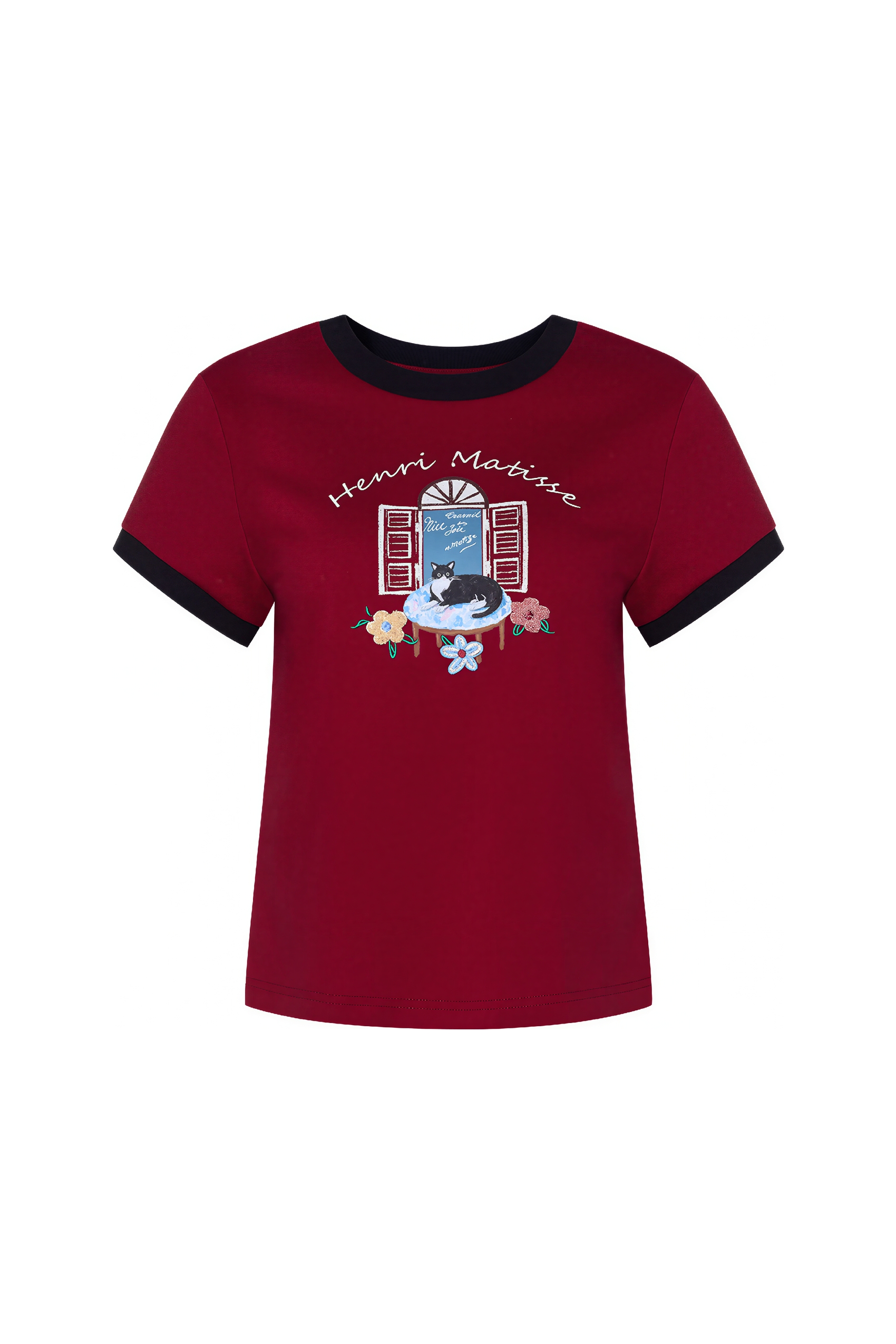 Matisse-Inspired Structured T-Shirt