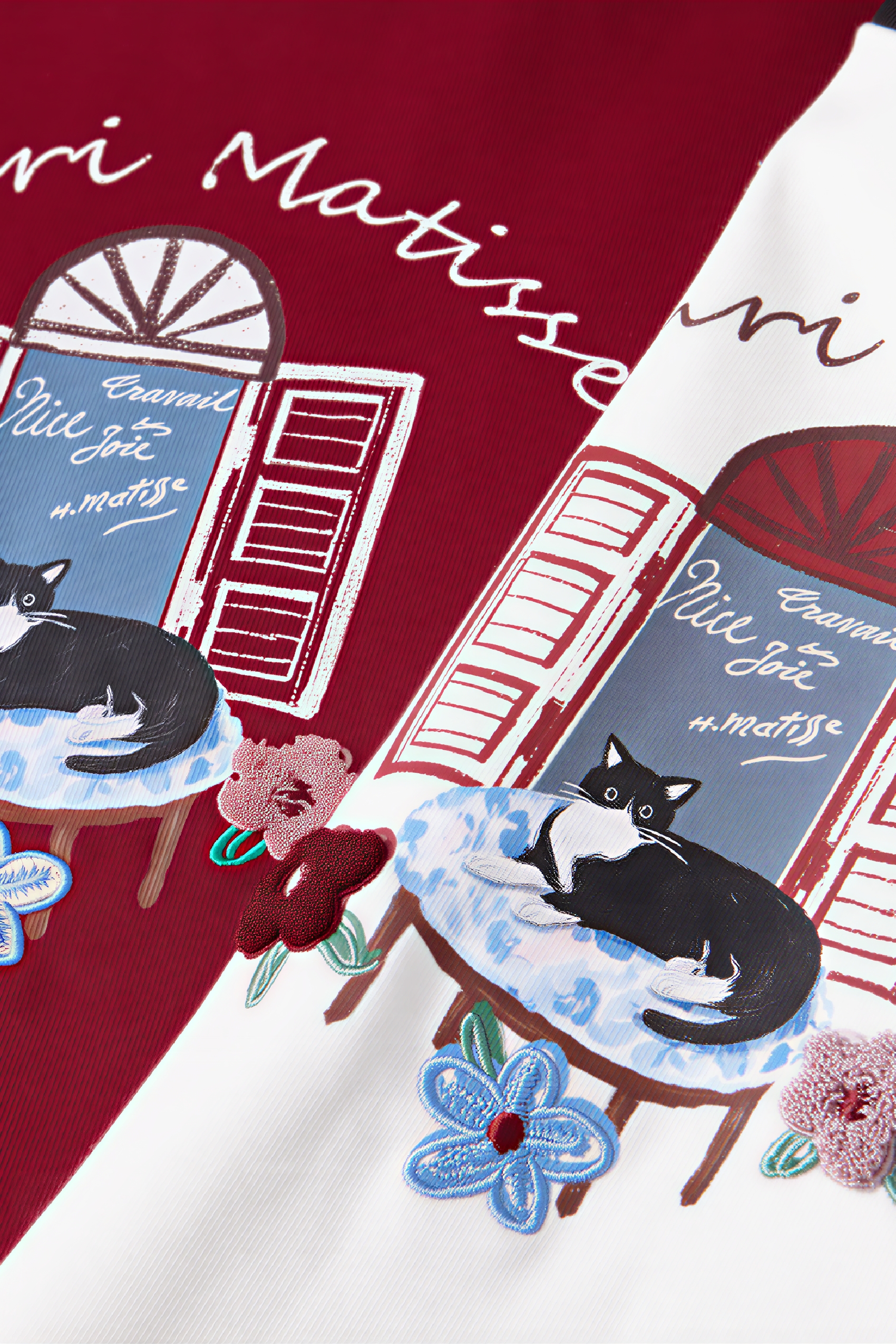 Matisse-Inspired Structured T-Shirt