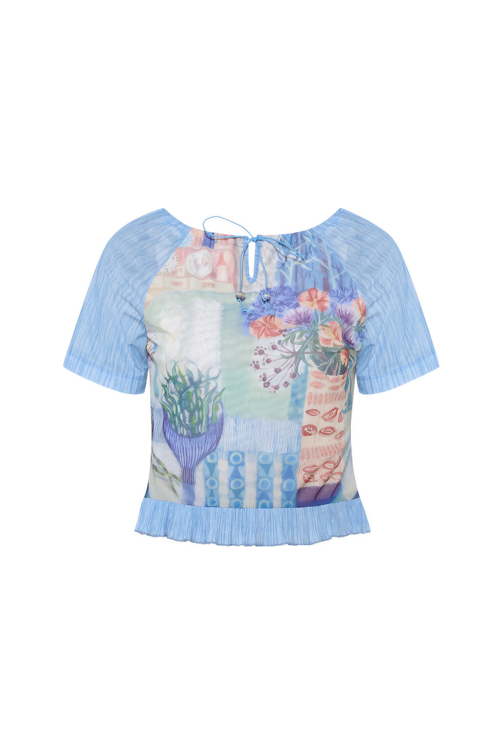 Emerging Artists Series  Ruffle-Hem T-Shirt