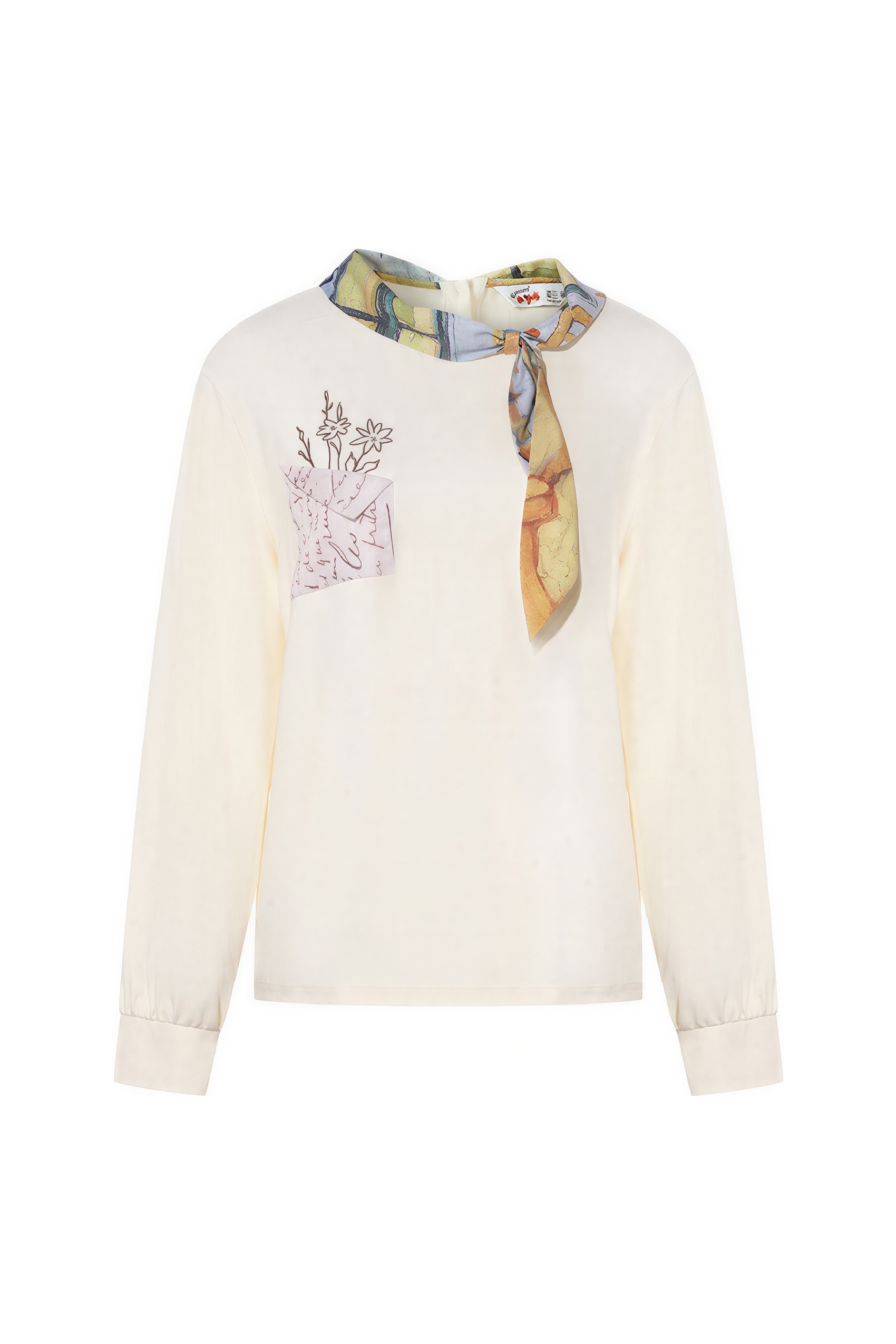 Van Gogh-Inspired Designer Relaxed Sweatshirt Top