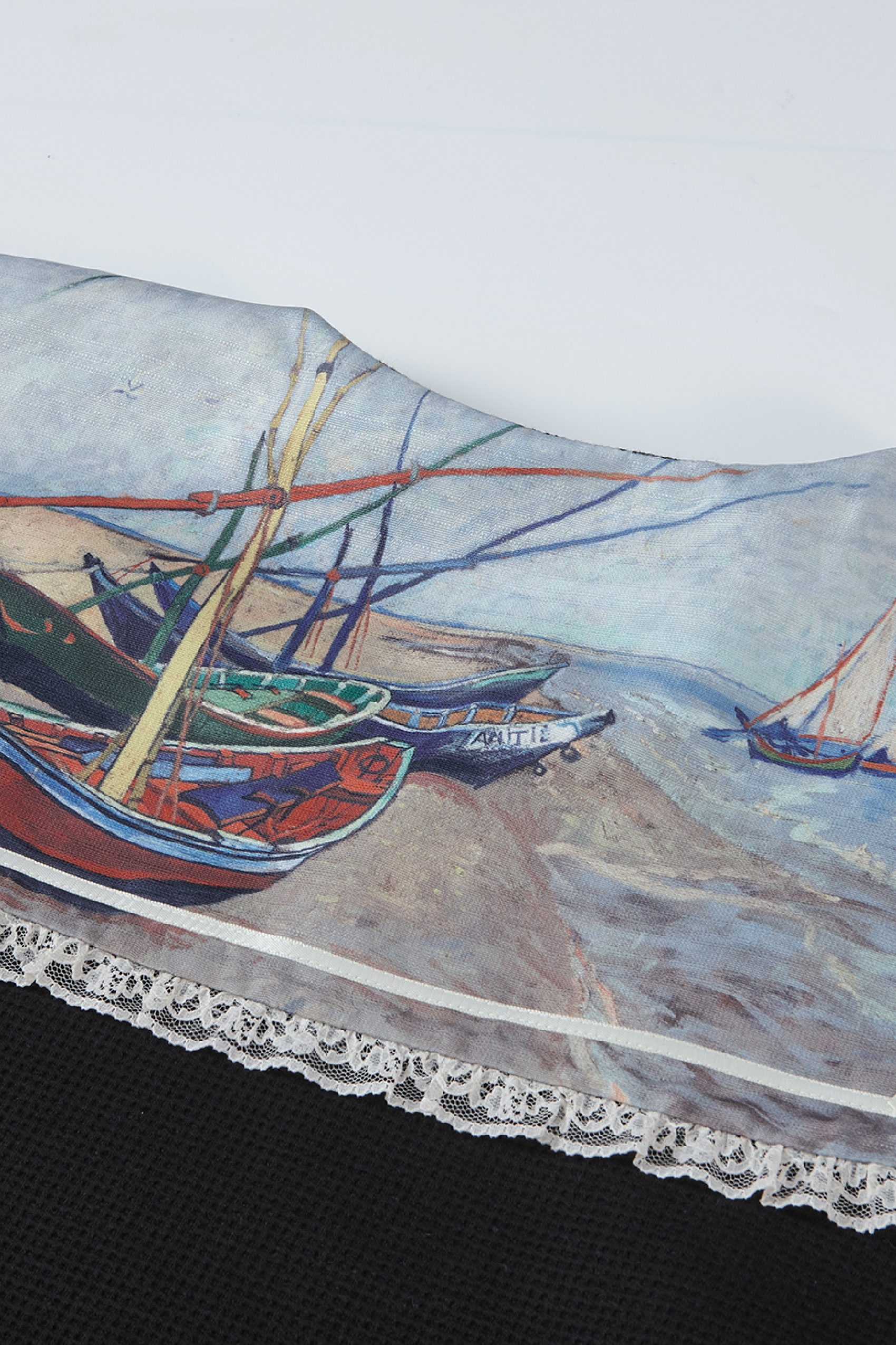 Van Gogh-Inspired High-Waist Skirt Set