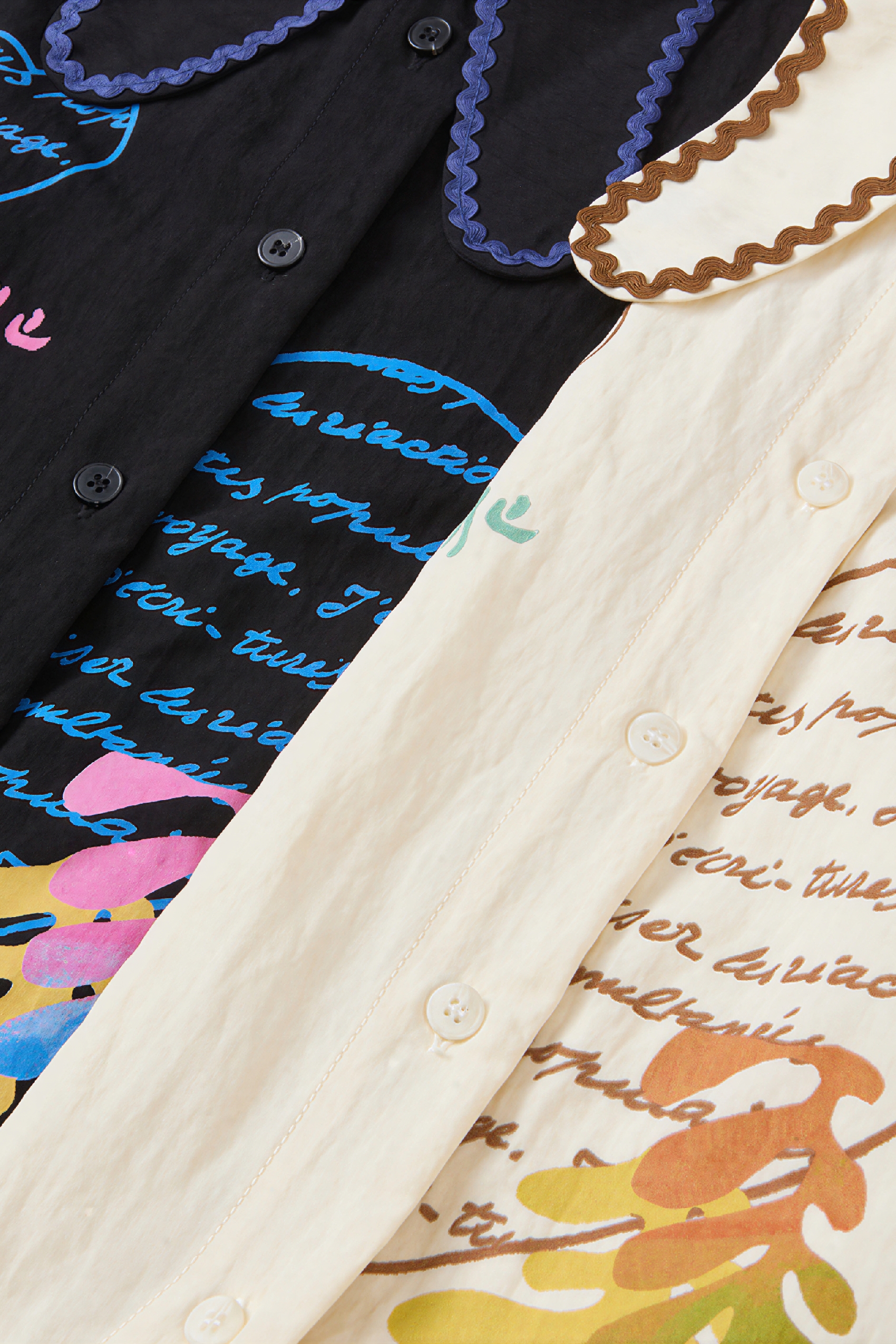 Matisse-Inspired Vintage Shirt & Relaxed Skirt Set