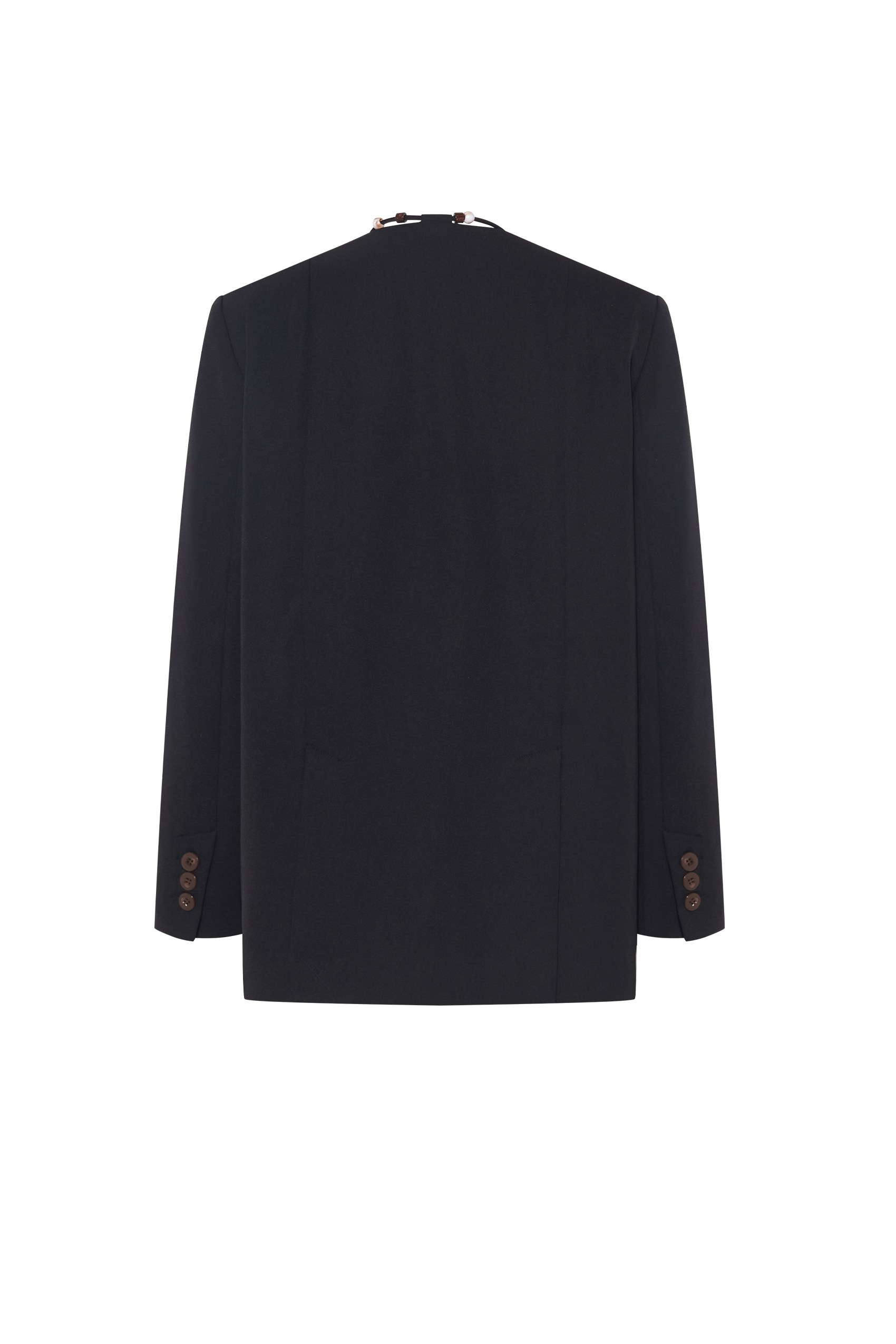 Van Gogh-Inspired Beaded Tailored Suit Set