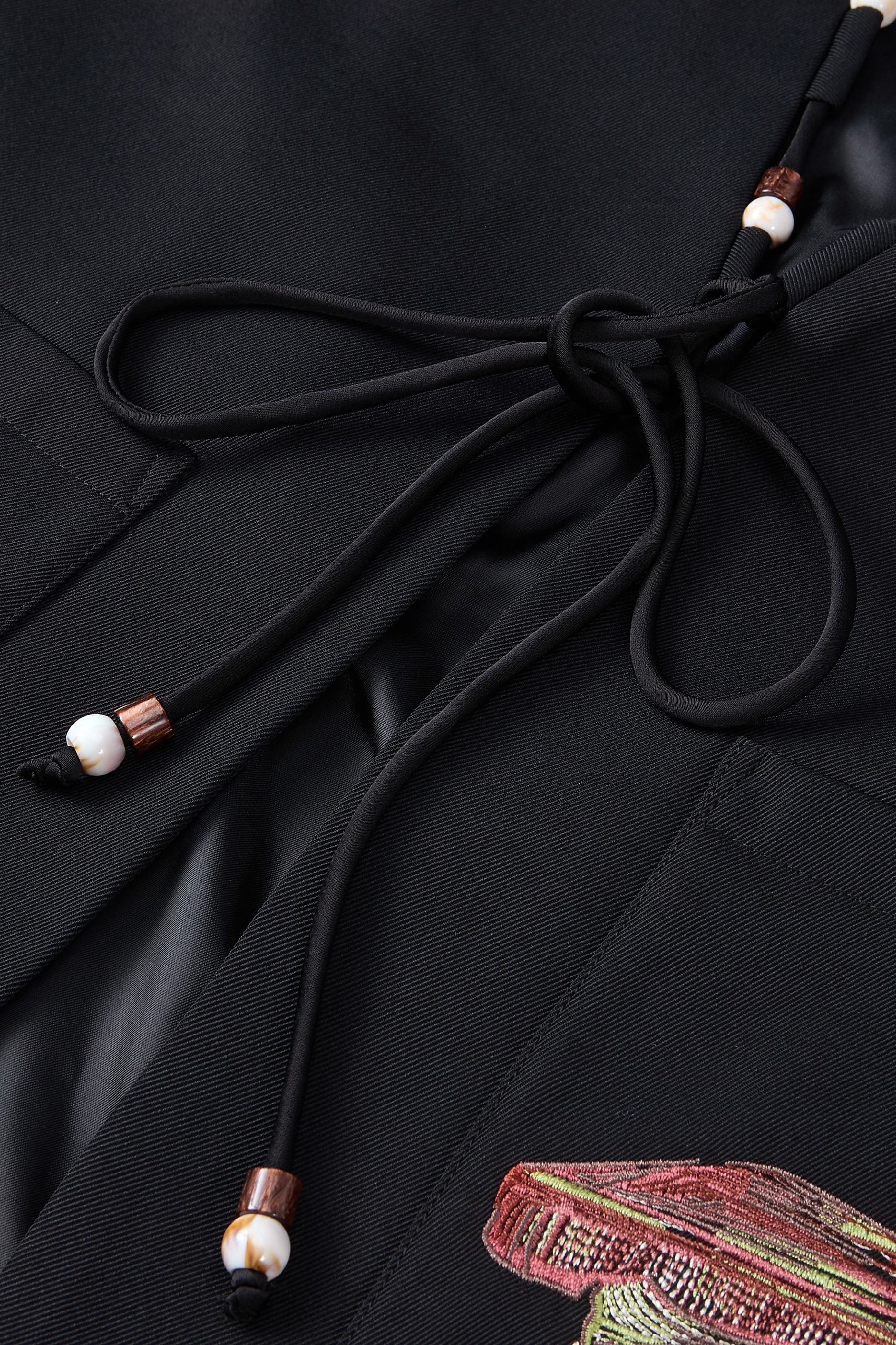 Van Gogh-Inspired Beaded Tailored Suit Set