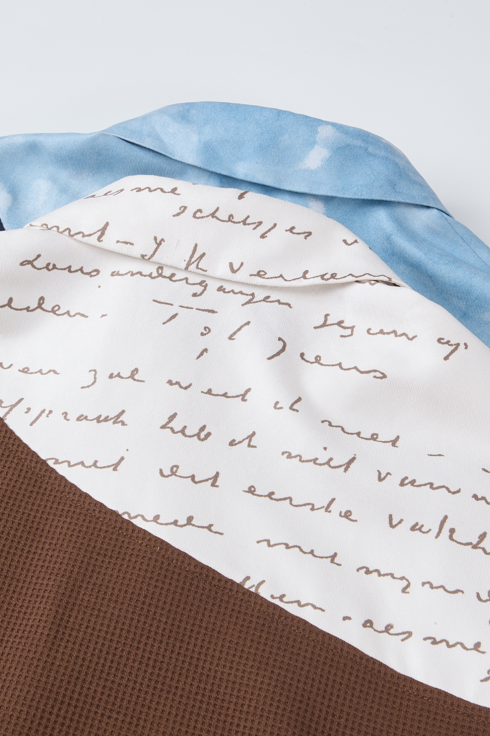 Patchwork two-piece long-sleeved sweatshirt