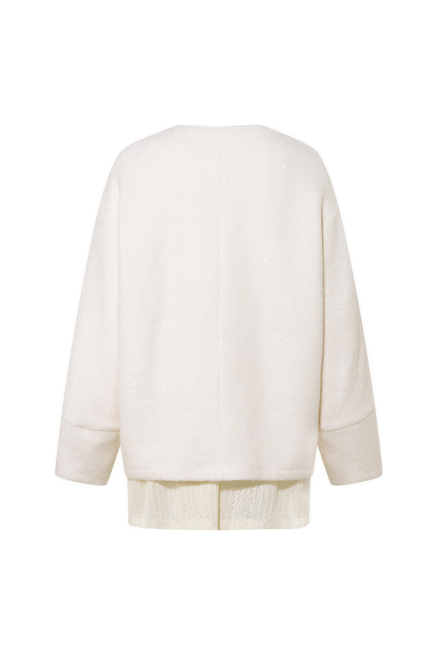 Faux Layered Modern Chinese Short Jacket