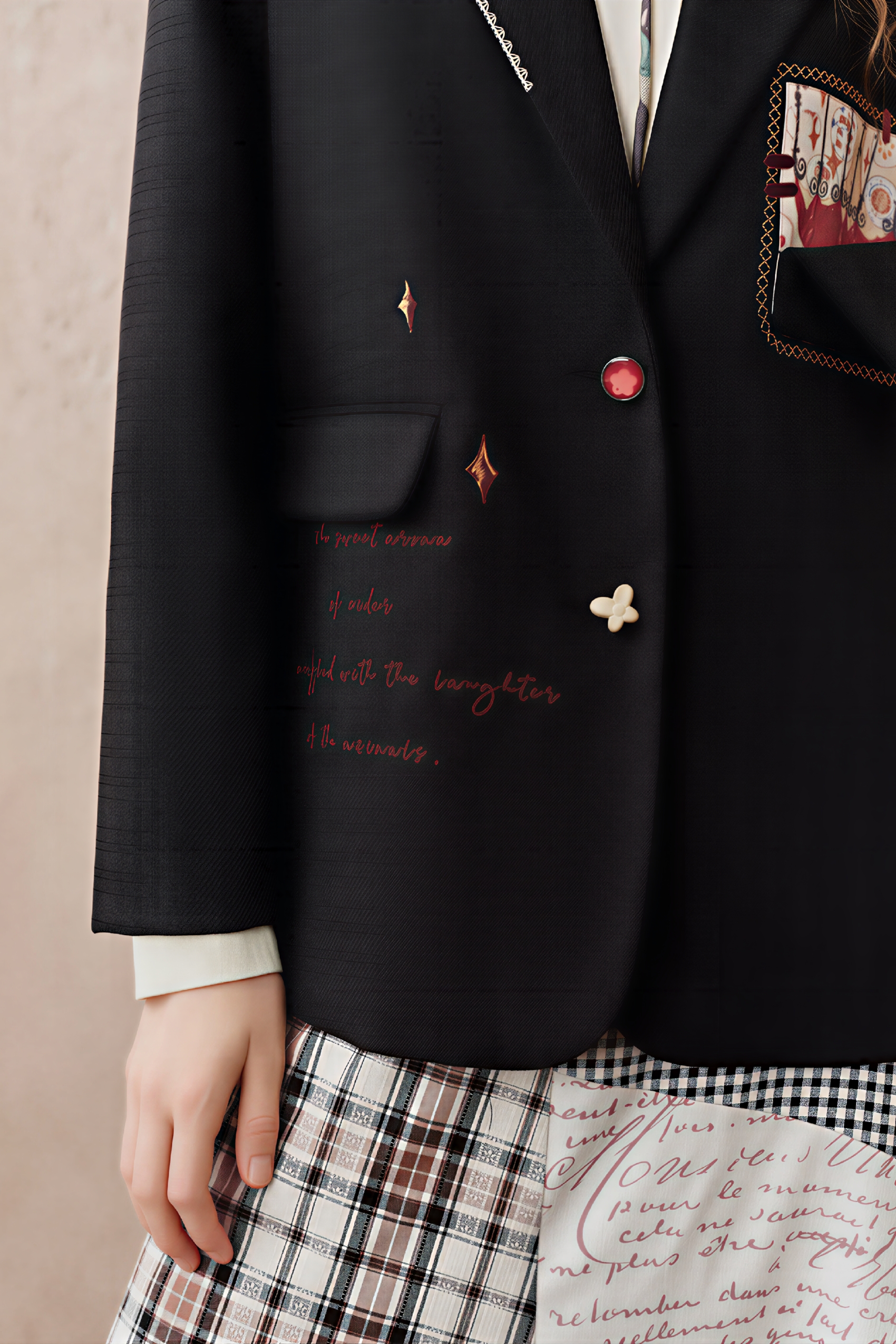 Niche casual suit jacket