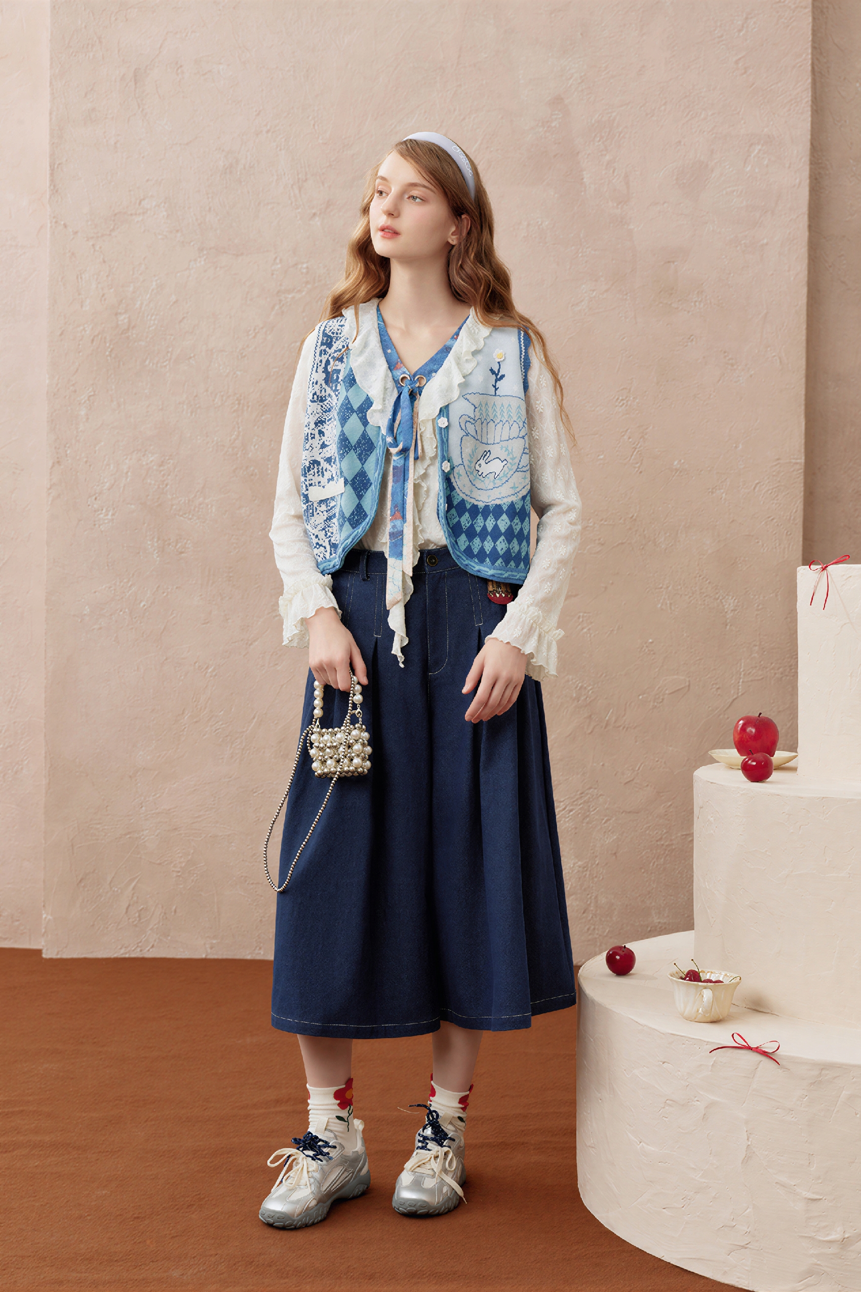 Vintage V-Neck Layering Knit Vest