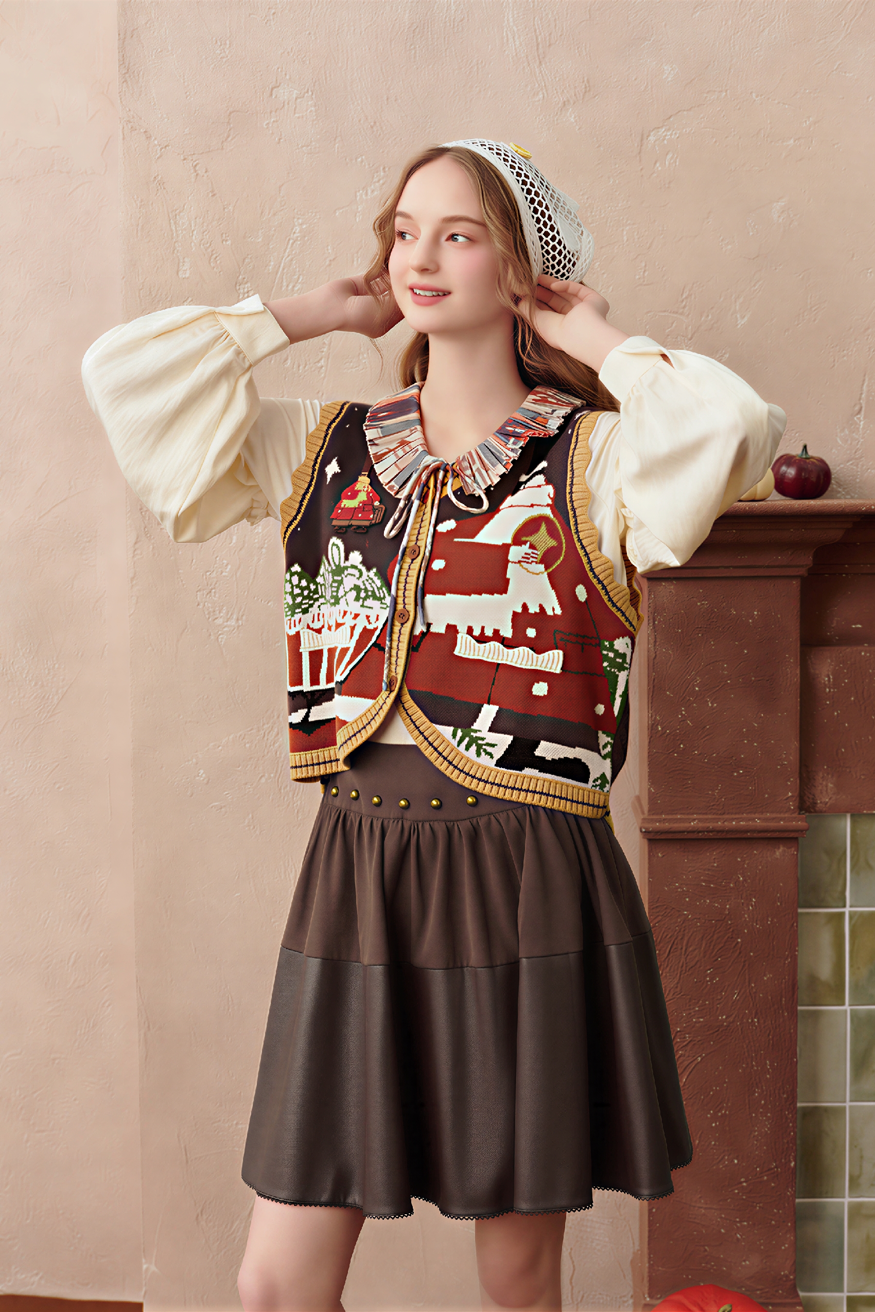 Vintage V-Neck Layering Knit Vest