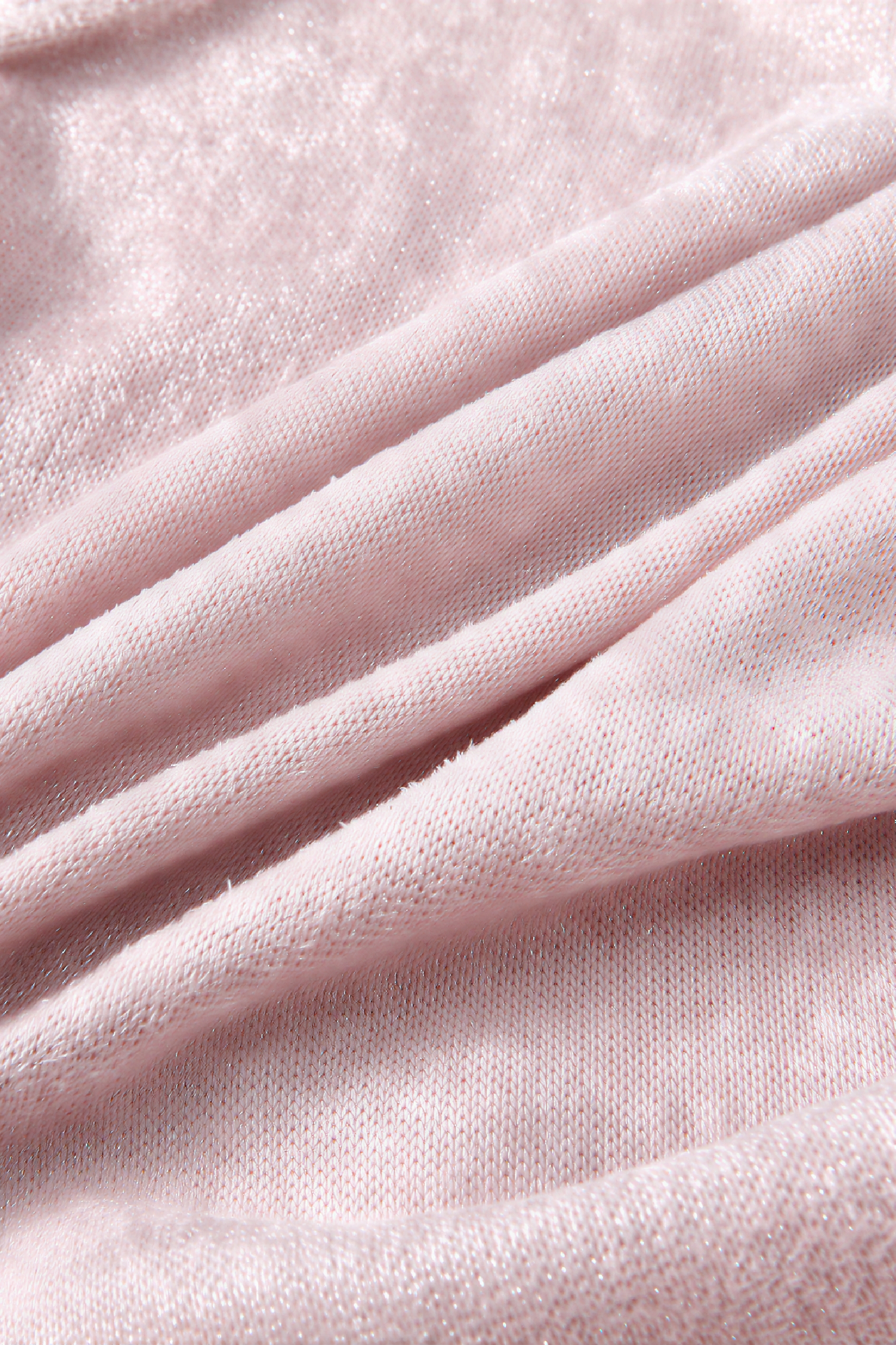 Pink Off-Shoulder Knit Top