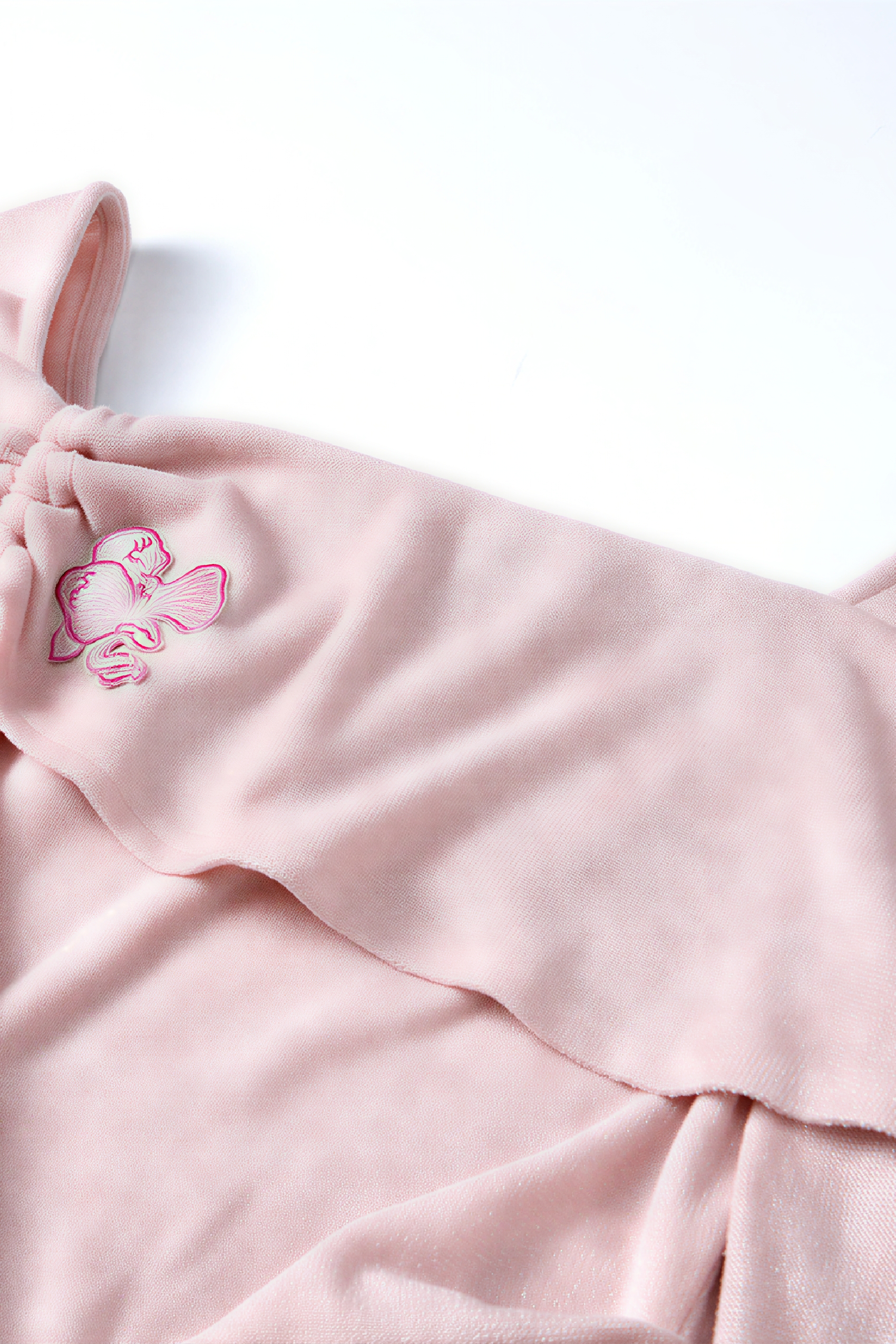 Pink Off-Shoulder Knit Top