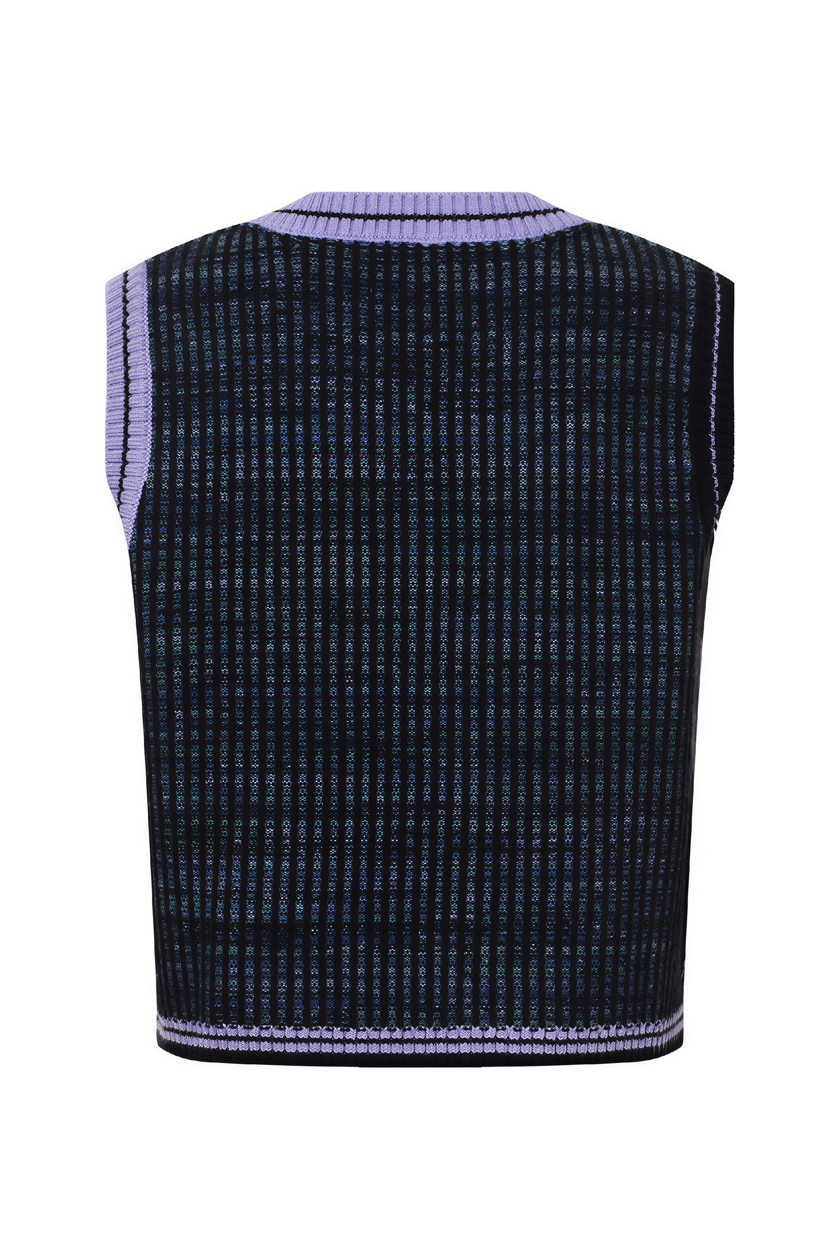 Van Gogh-Inspired Knit Sweater Vest