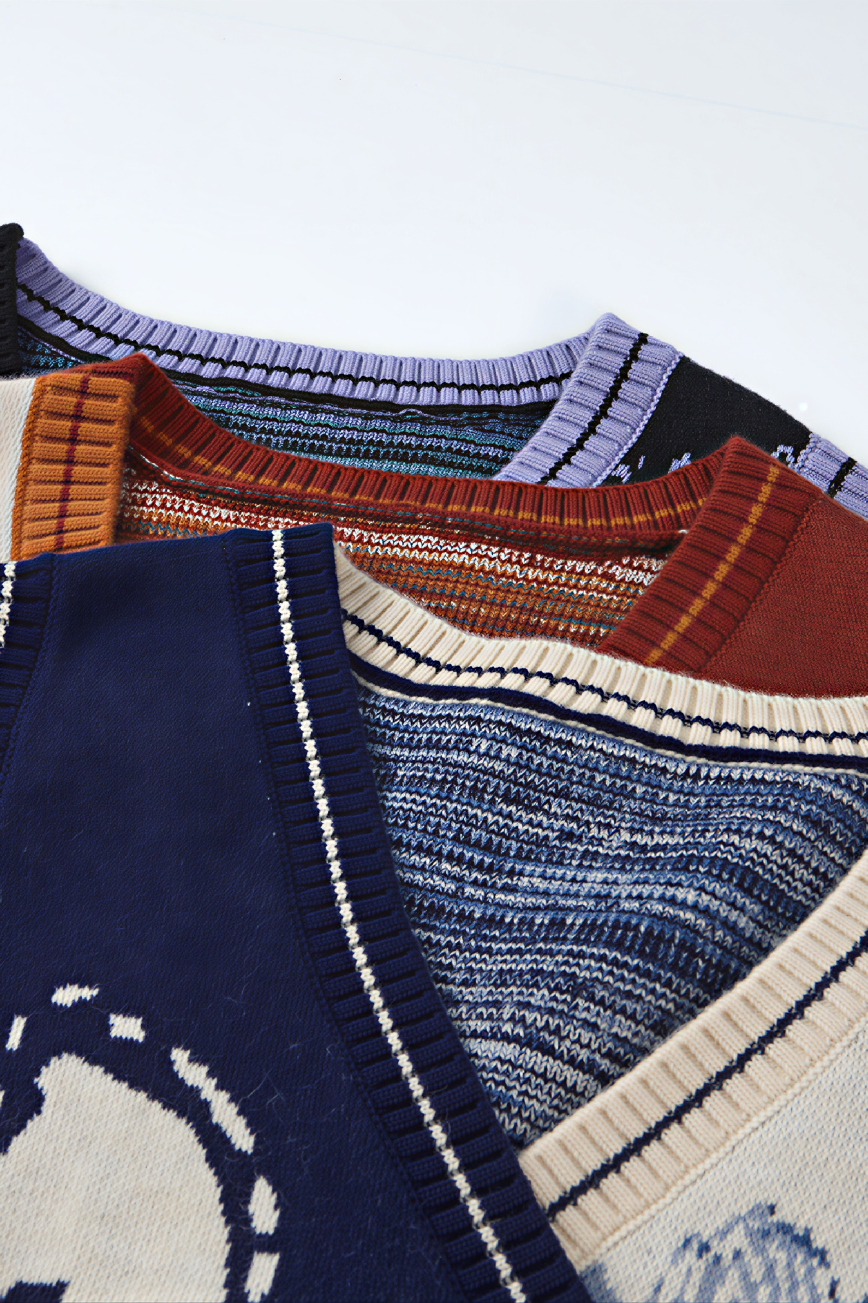 Van Gogh-Inspired Knit Sweater Vest