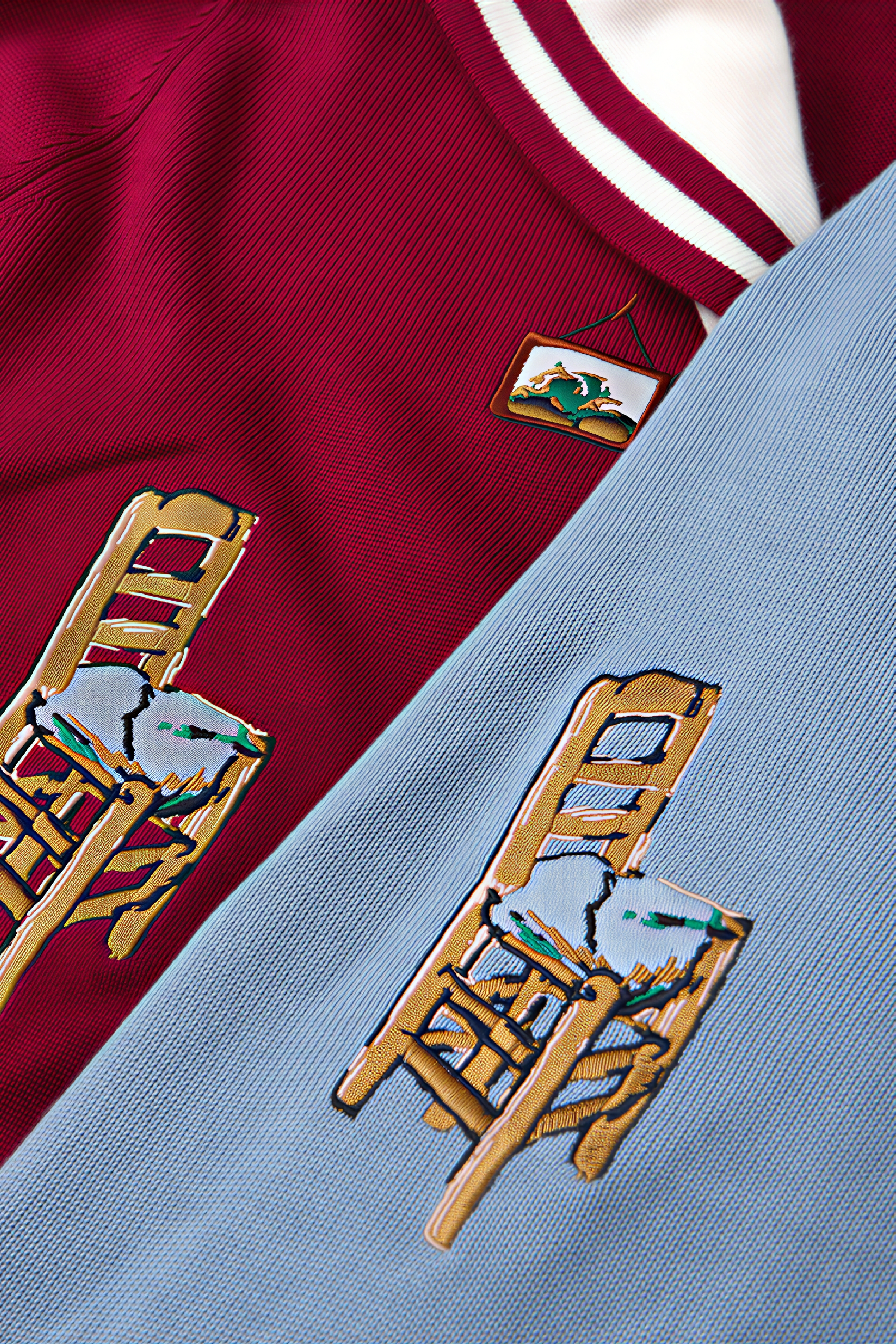 Sailor Collar Relaxed Cropped Knit Cardigan