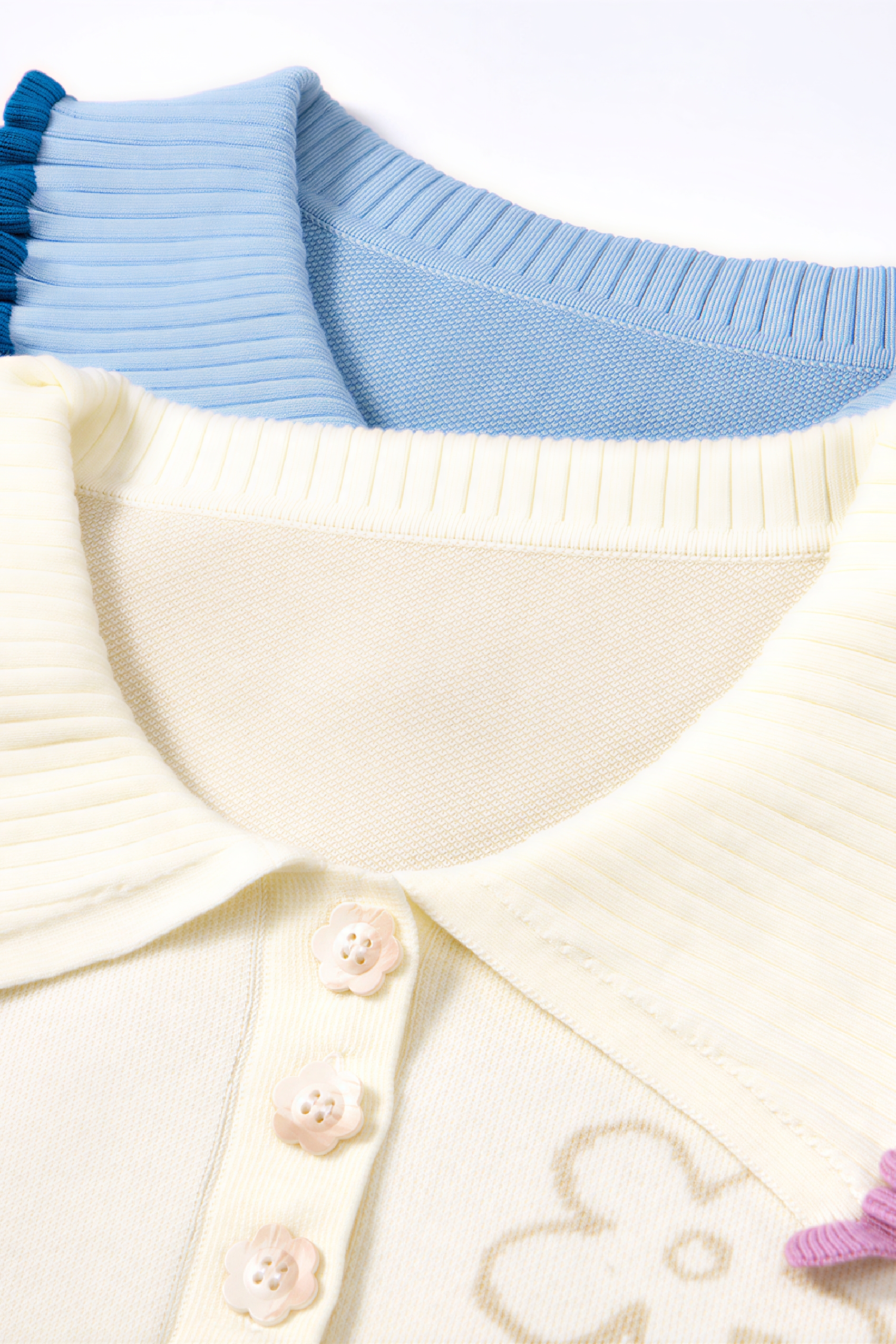 Collared Knit Short-Sleeve Polo | LYONSENS Women's Fashion