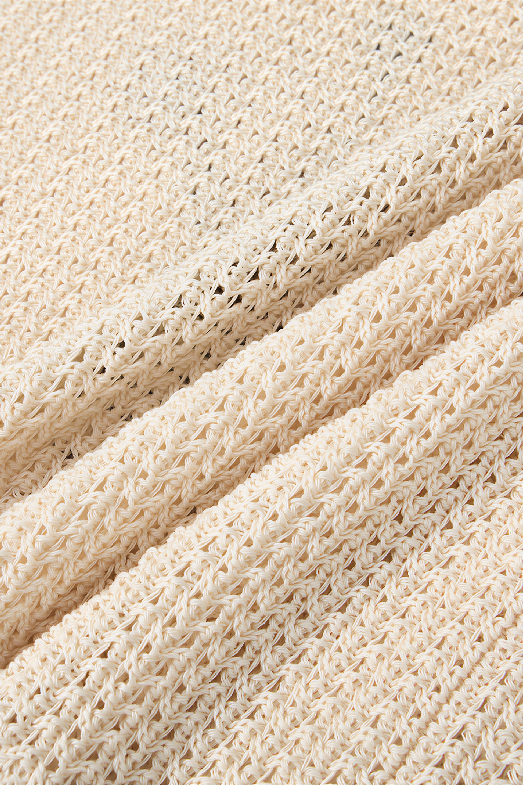 Vintage Openwork Crochet Knit Cami