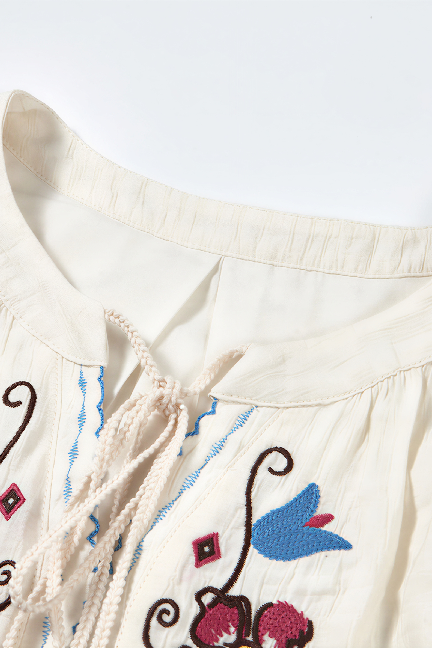 Ethnic-Inspired Relaxed Sun Shirt-LYONSENS