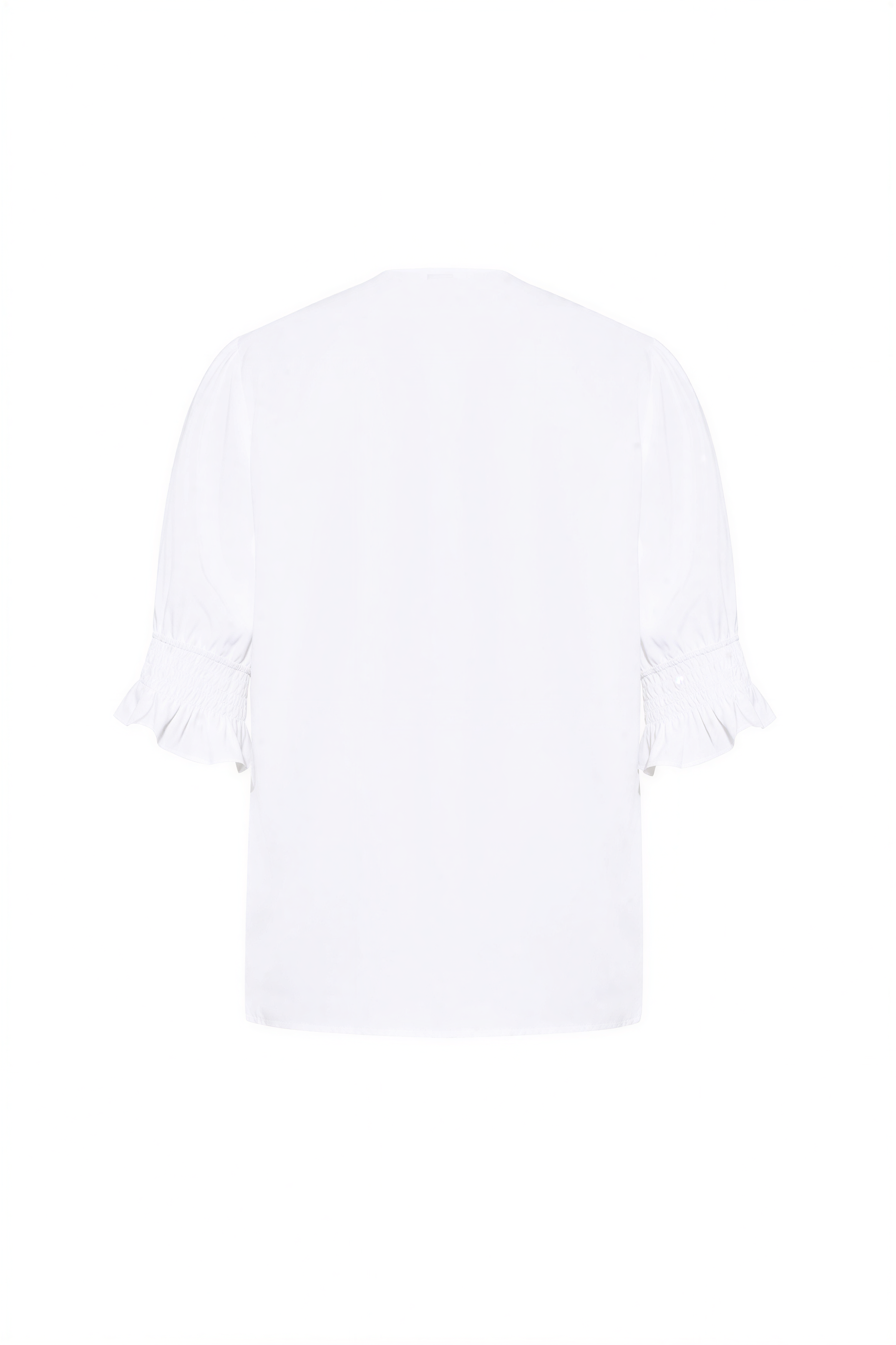 French Relaxed Drape Short-Sleeve Shirt