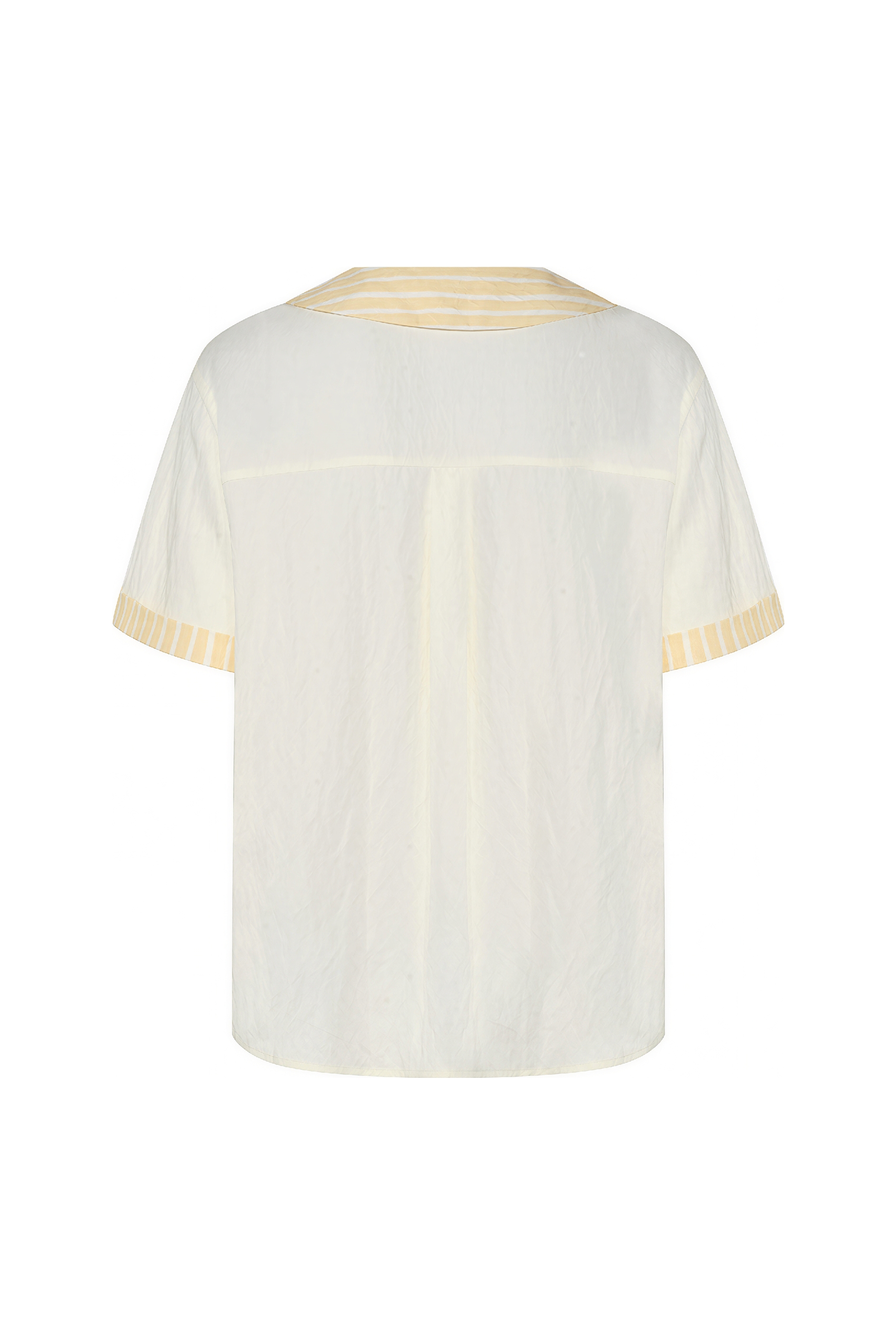 Artistic Printed Structured Shoulder Shirt-LYONSENS