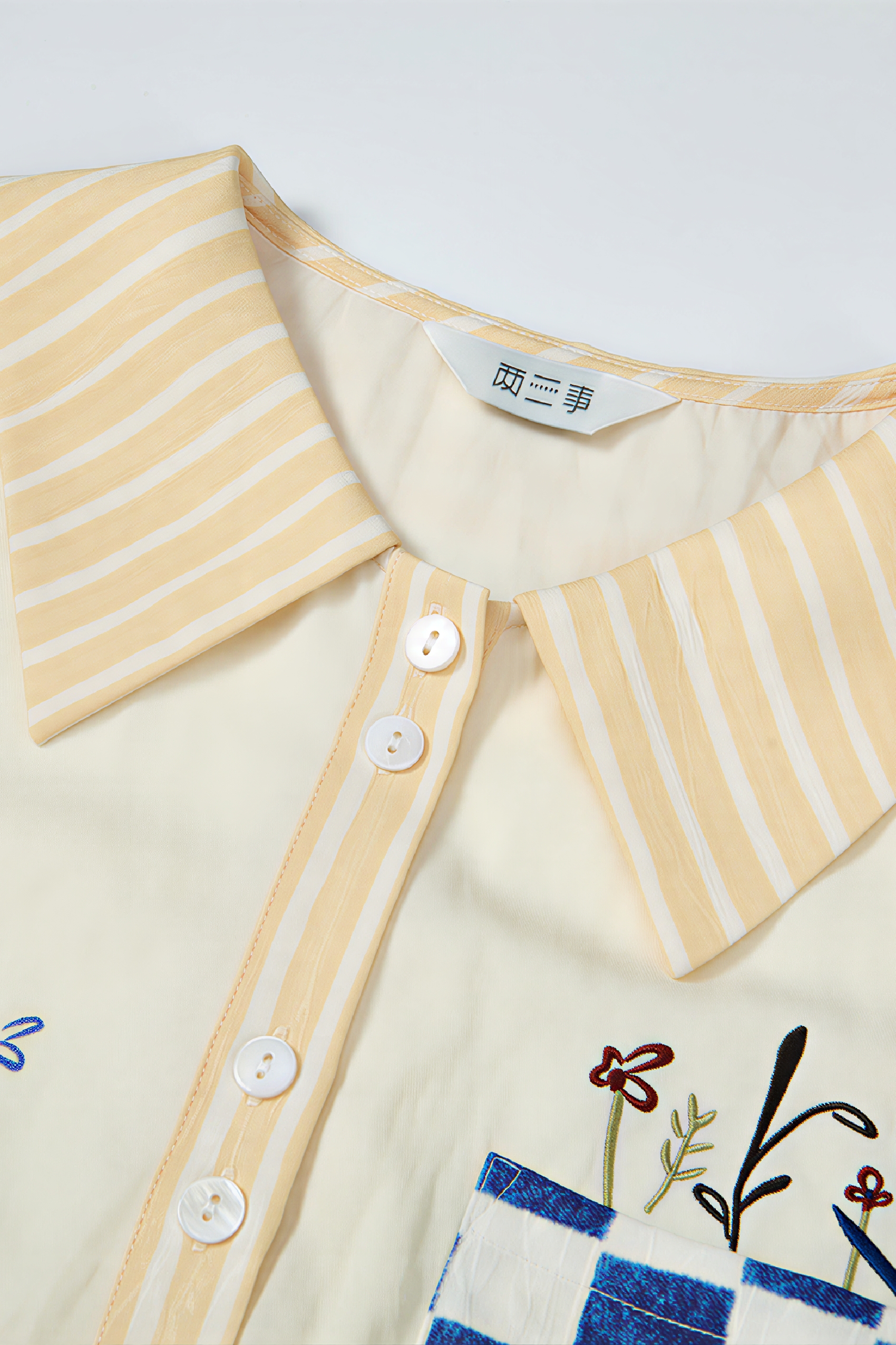 Artistic Printed Structured Shoulder Shirt-LYONSENS