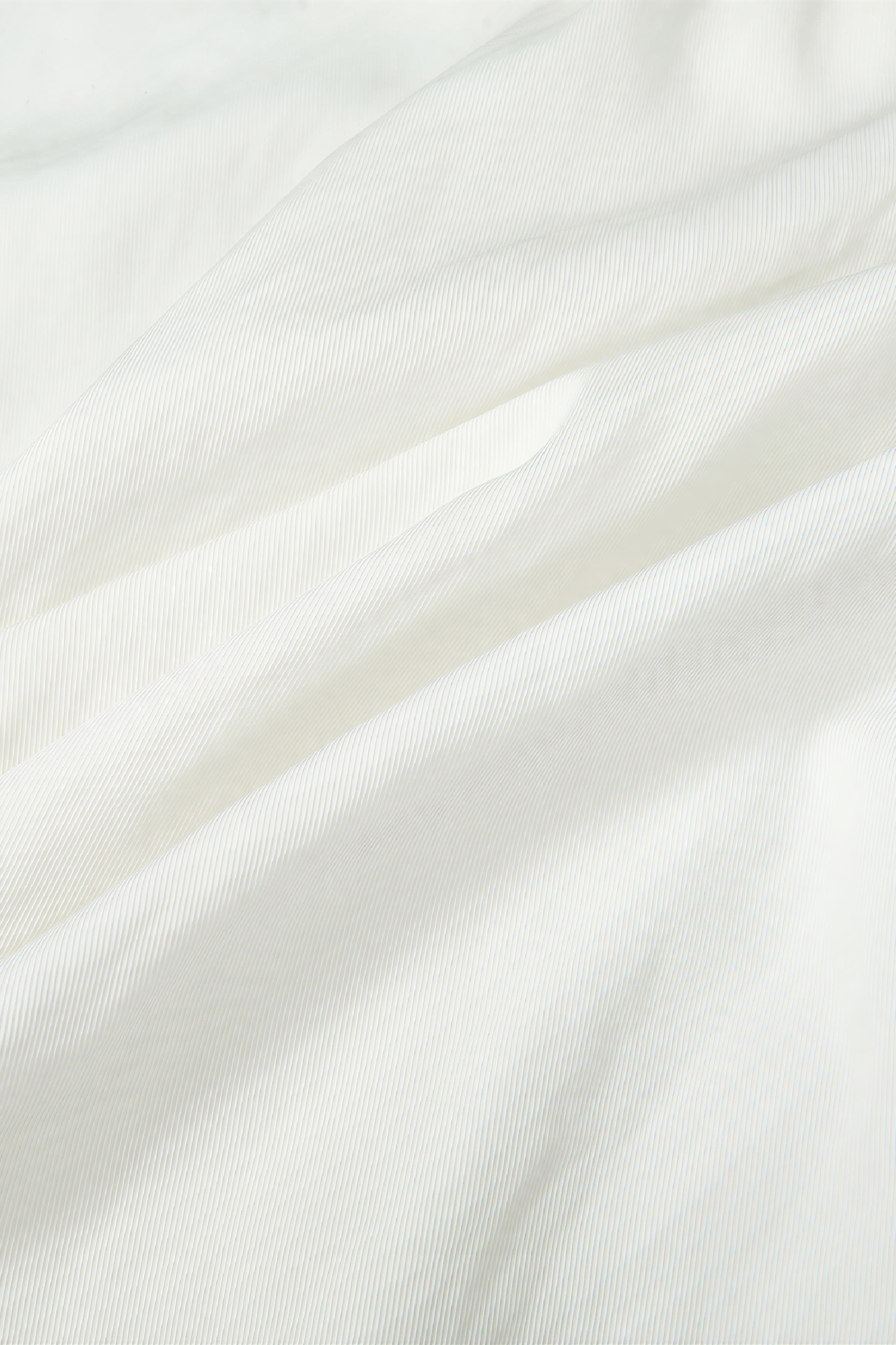 White Printed Ruffle-Edge Short Sleeve Shirt