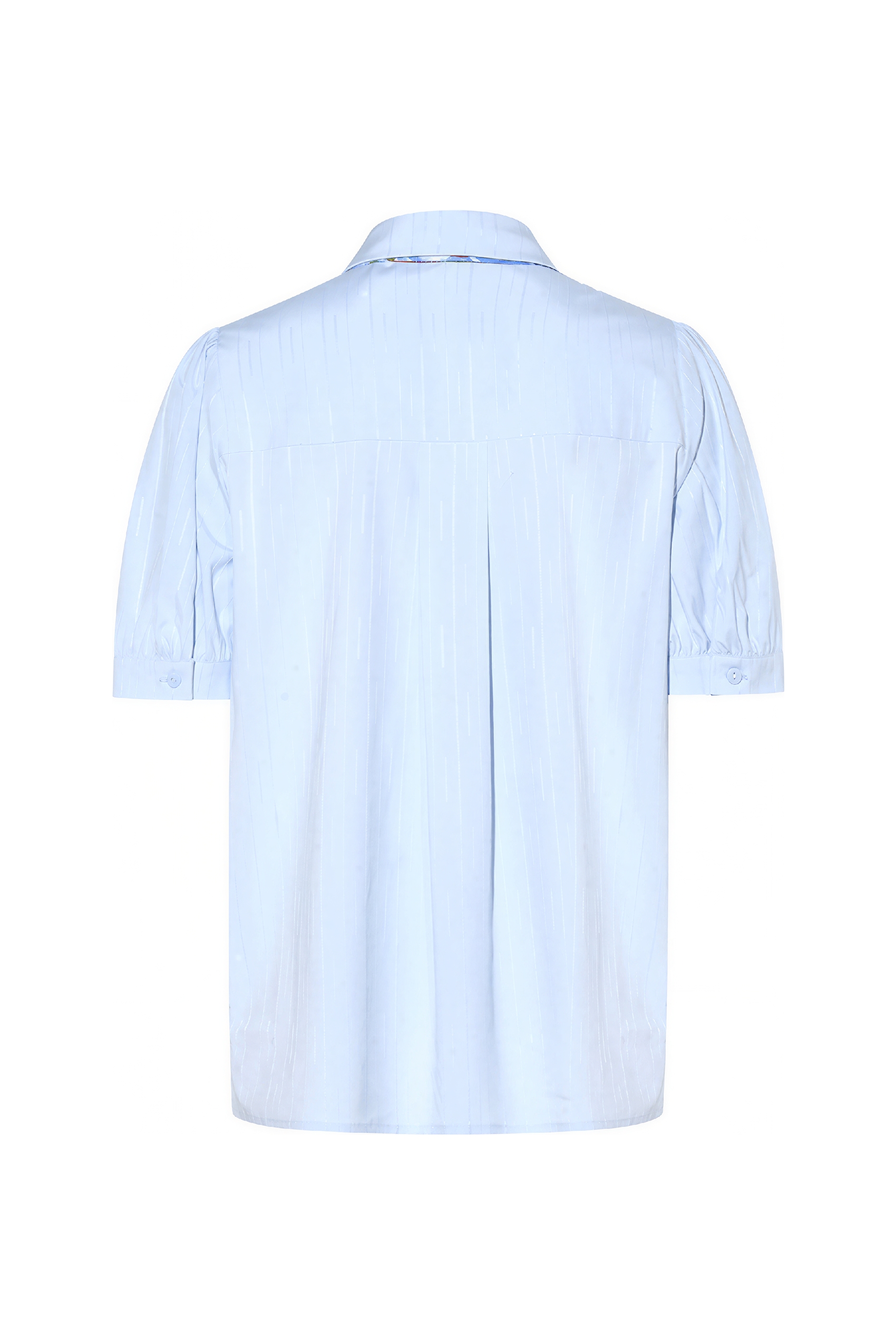 Designer Tie-Detail Short-Sleeve Shirt