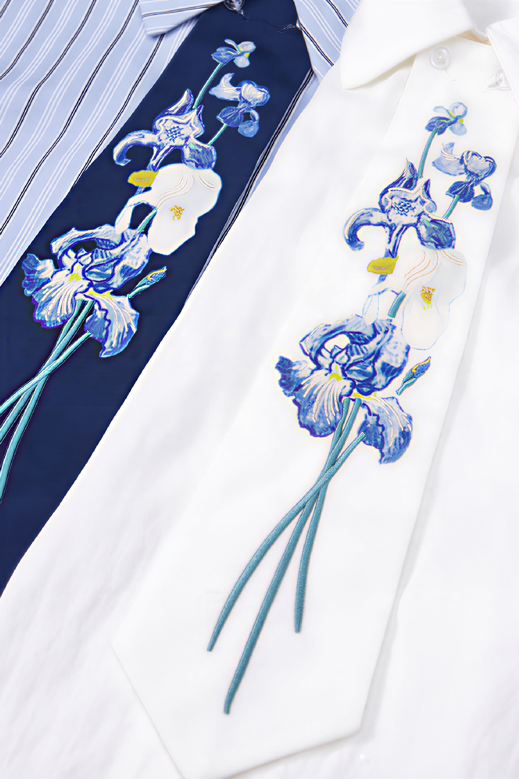 White Cotton Relaxed Short-Sleeve Shirt-LYONSENS