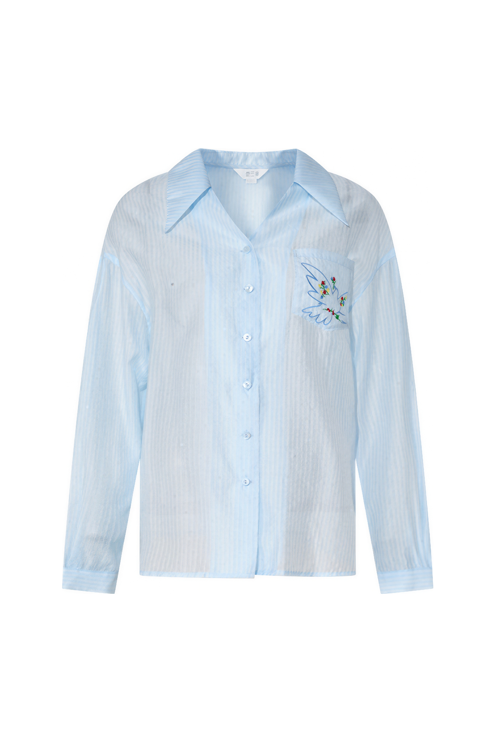 Lightweight Blue Sun-Protective Shirt