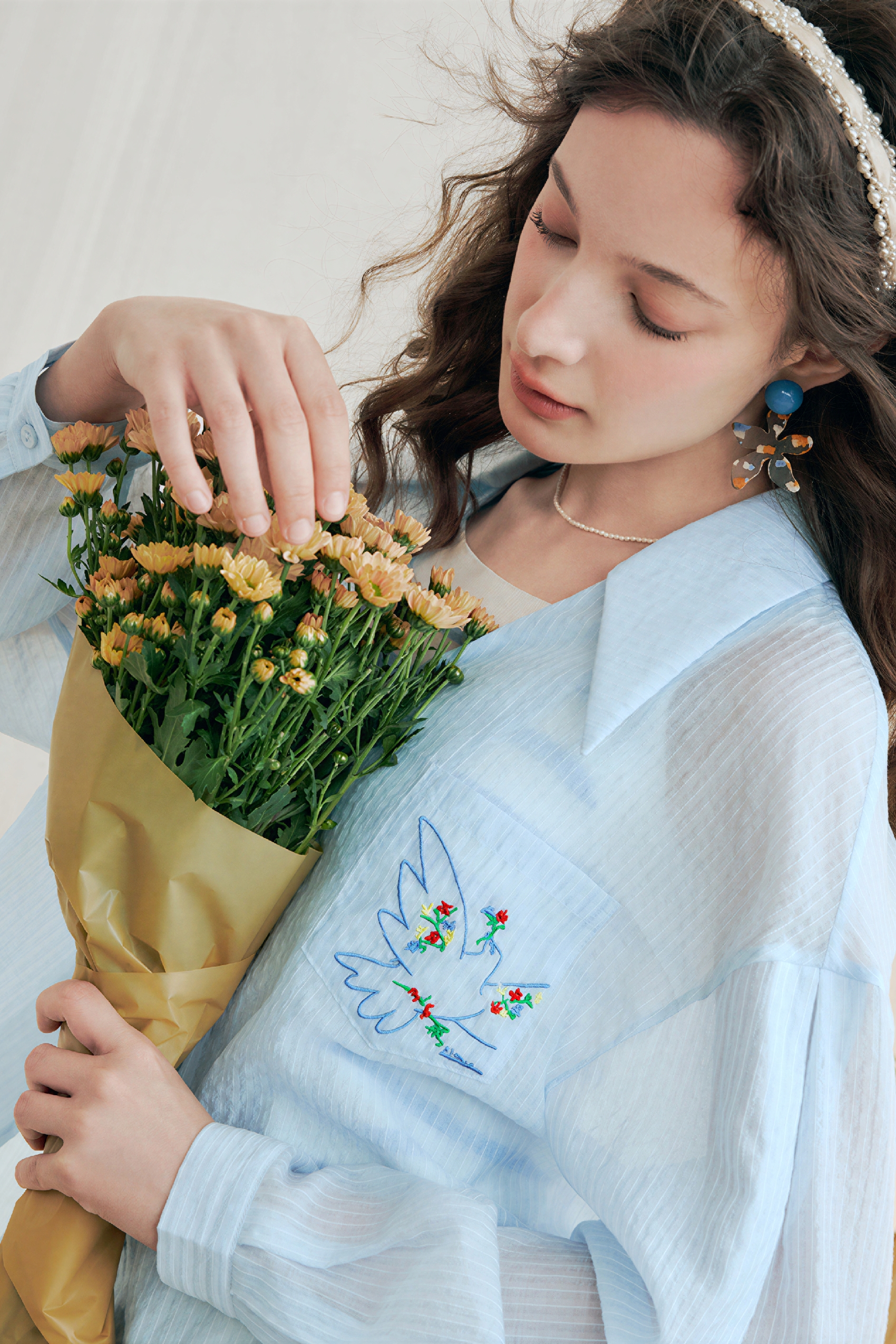 Lightweight Blue Sun-Protective Shirt