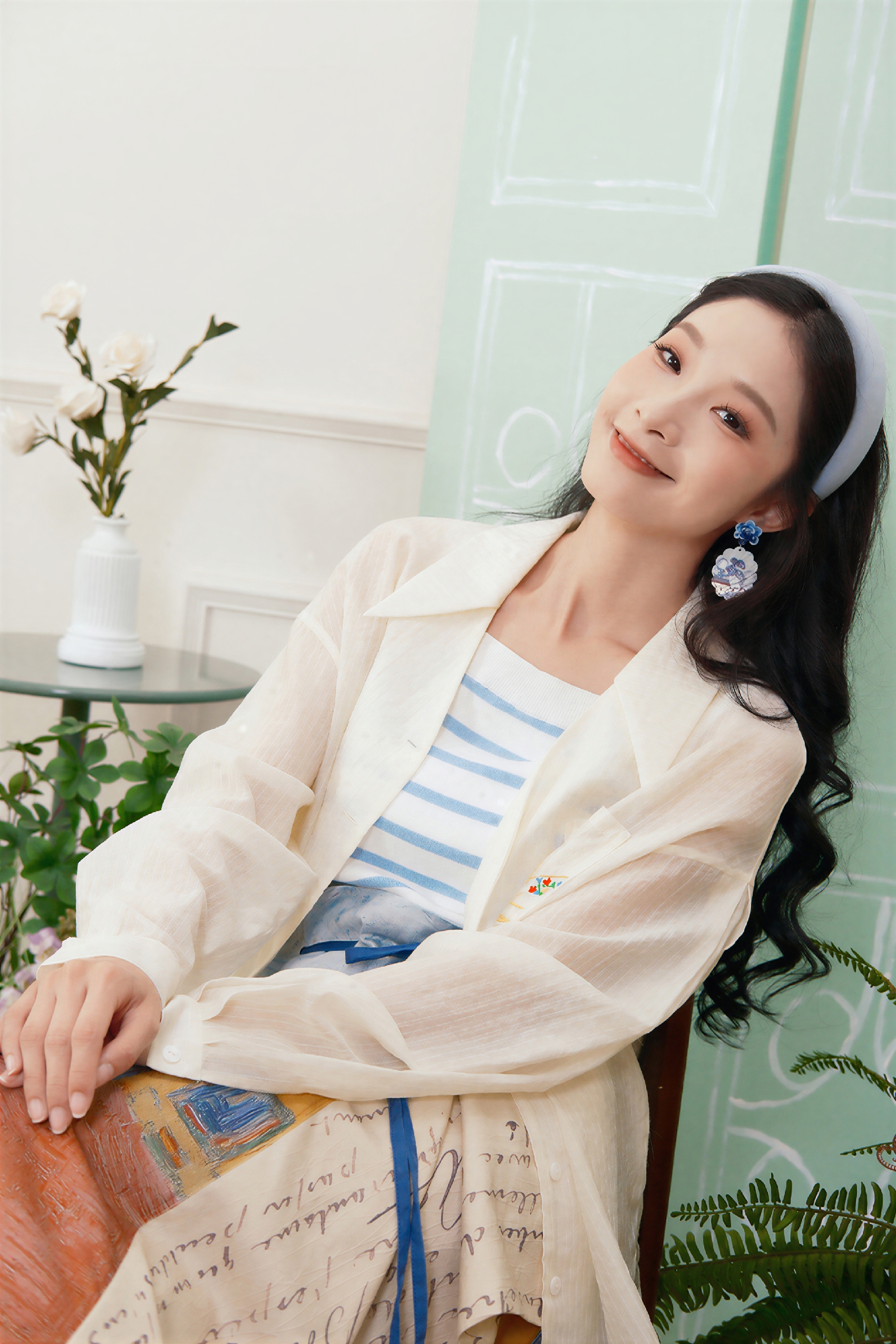 Lightweight Blue Sun-Protective Shirt